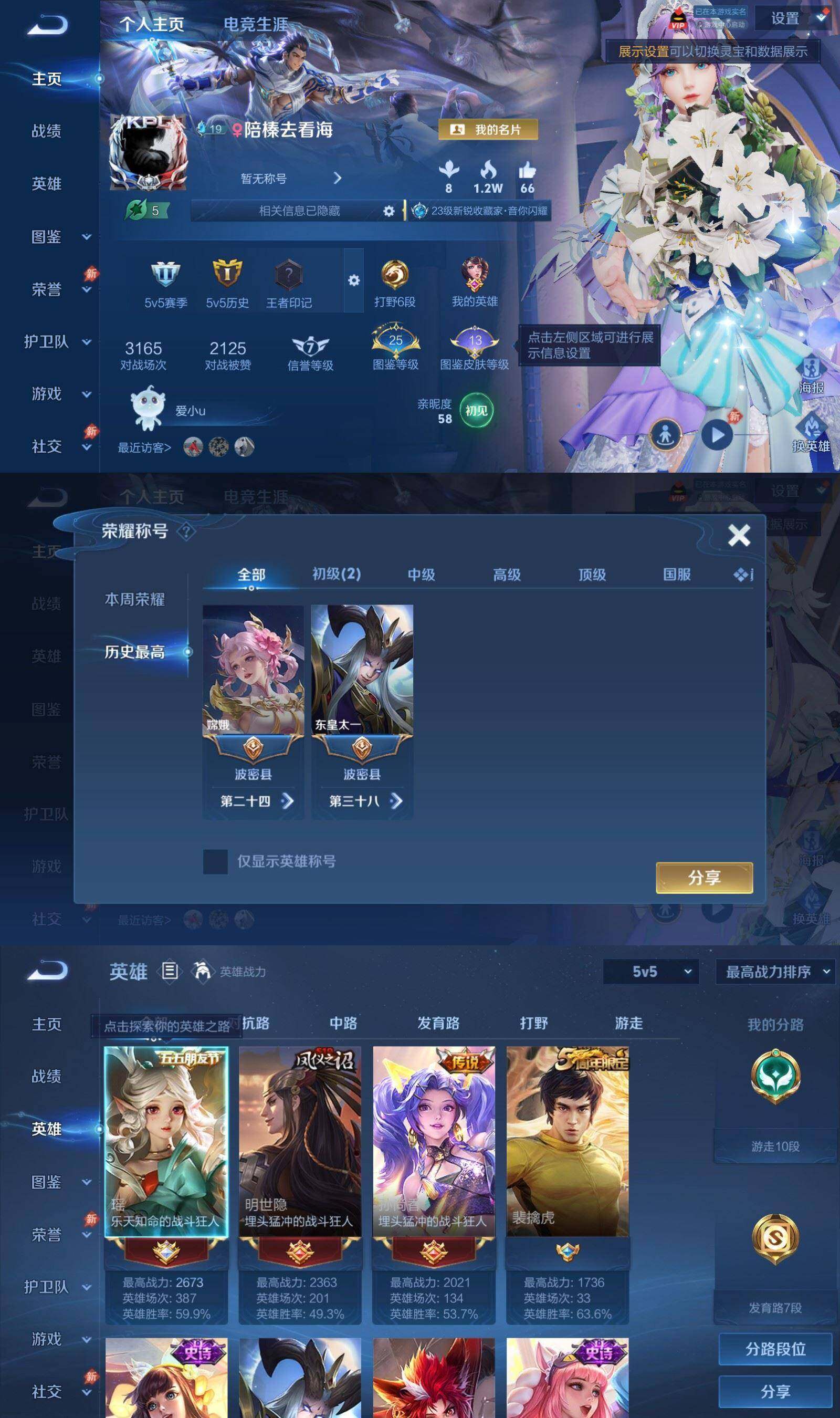 WZPX4494575王者荣耀账号详情图3