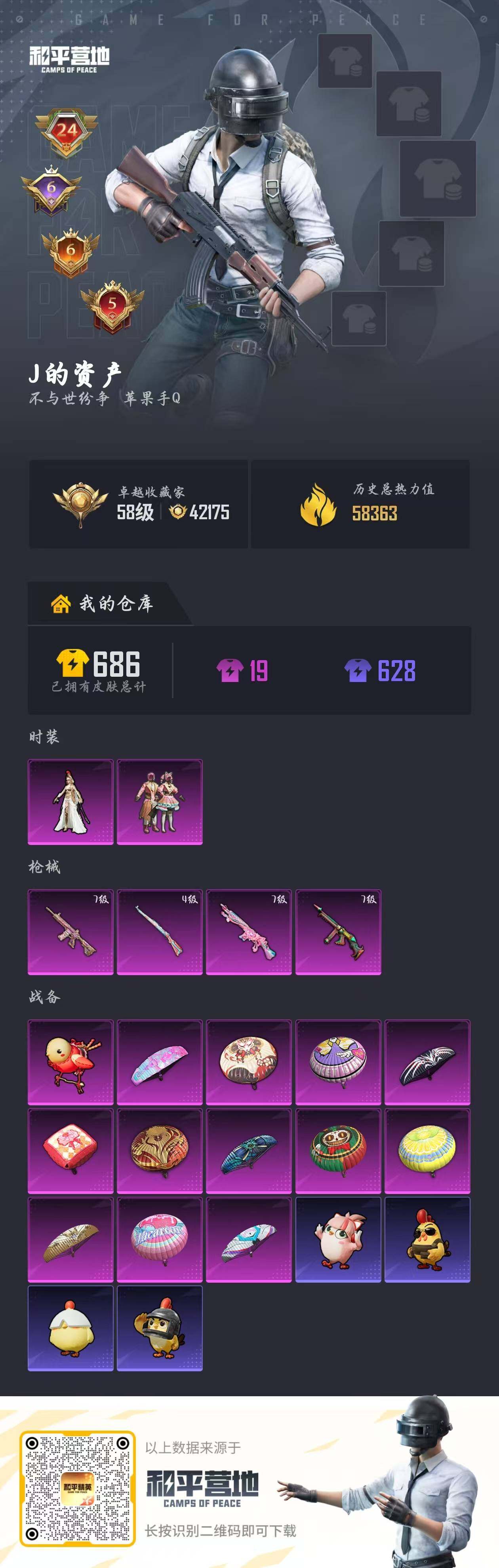 HPQM4291828和平精英账号详情图6