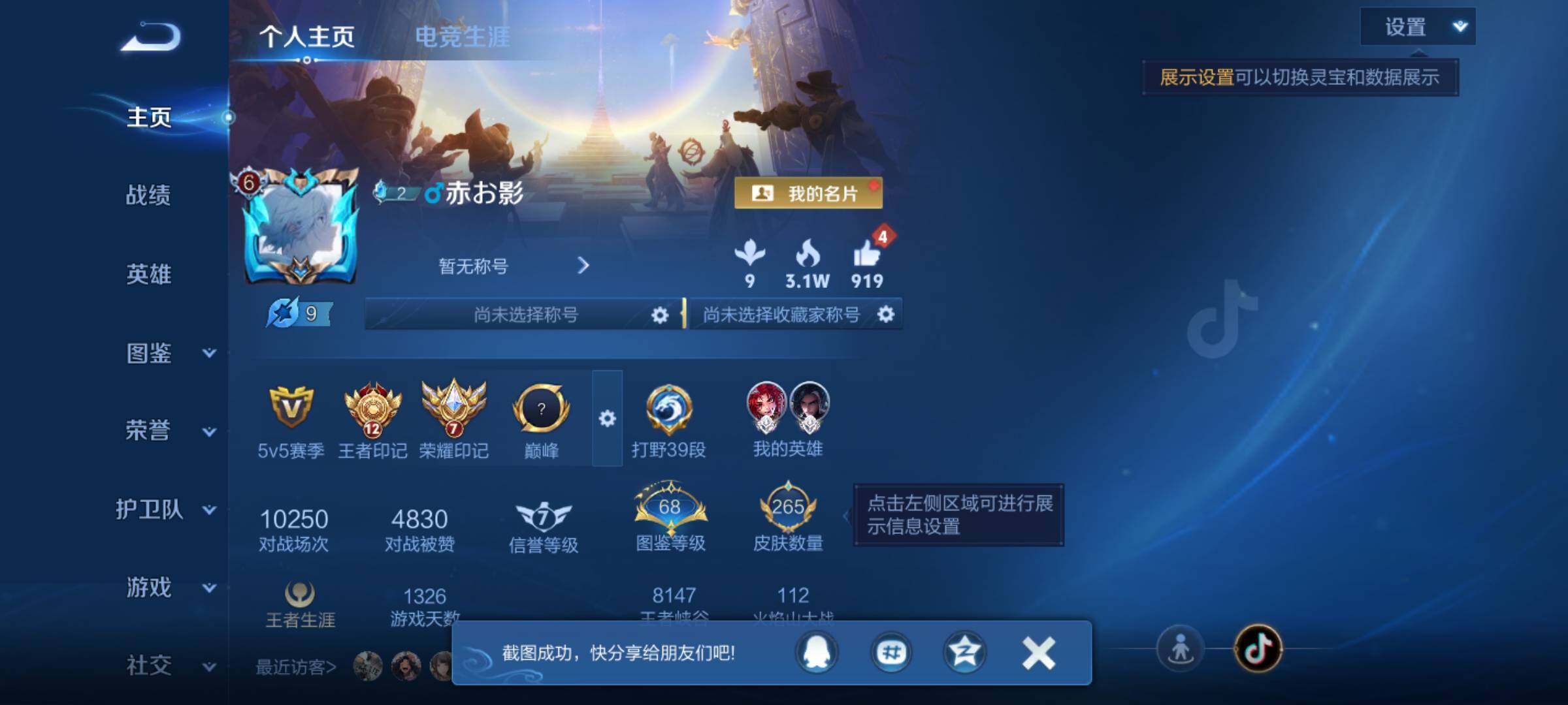 WZJM4512856王者荣耀账号详情图15 WZJM4512856王者荣耀账号详情图15