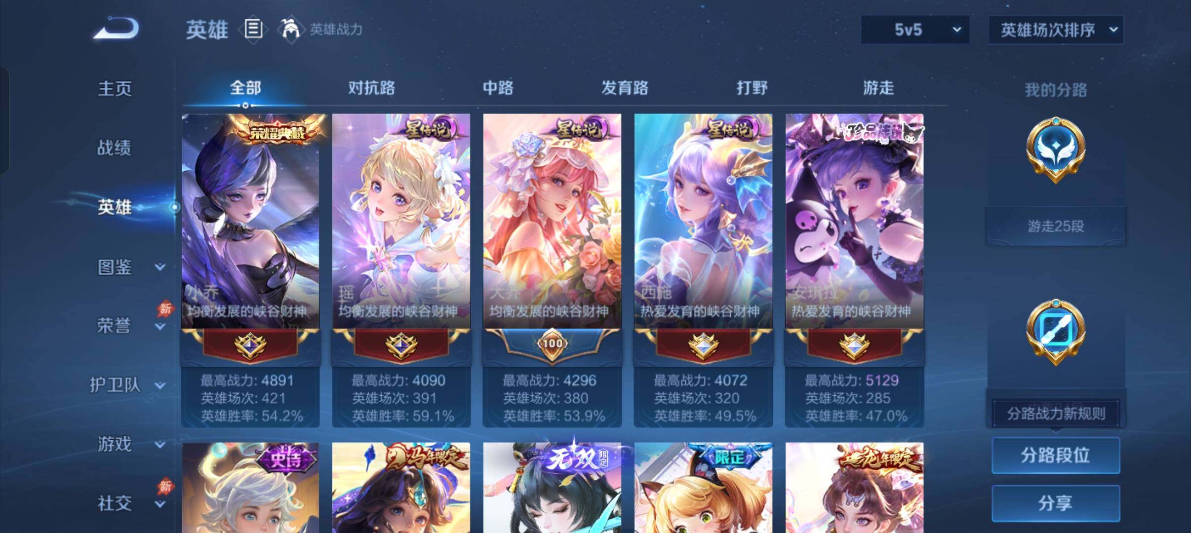 WZQM4497251王者荣耀账号详情图3 WZQM4497251王者荣耀账号详情图3