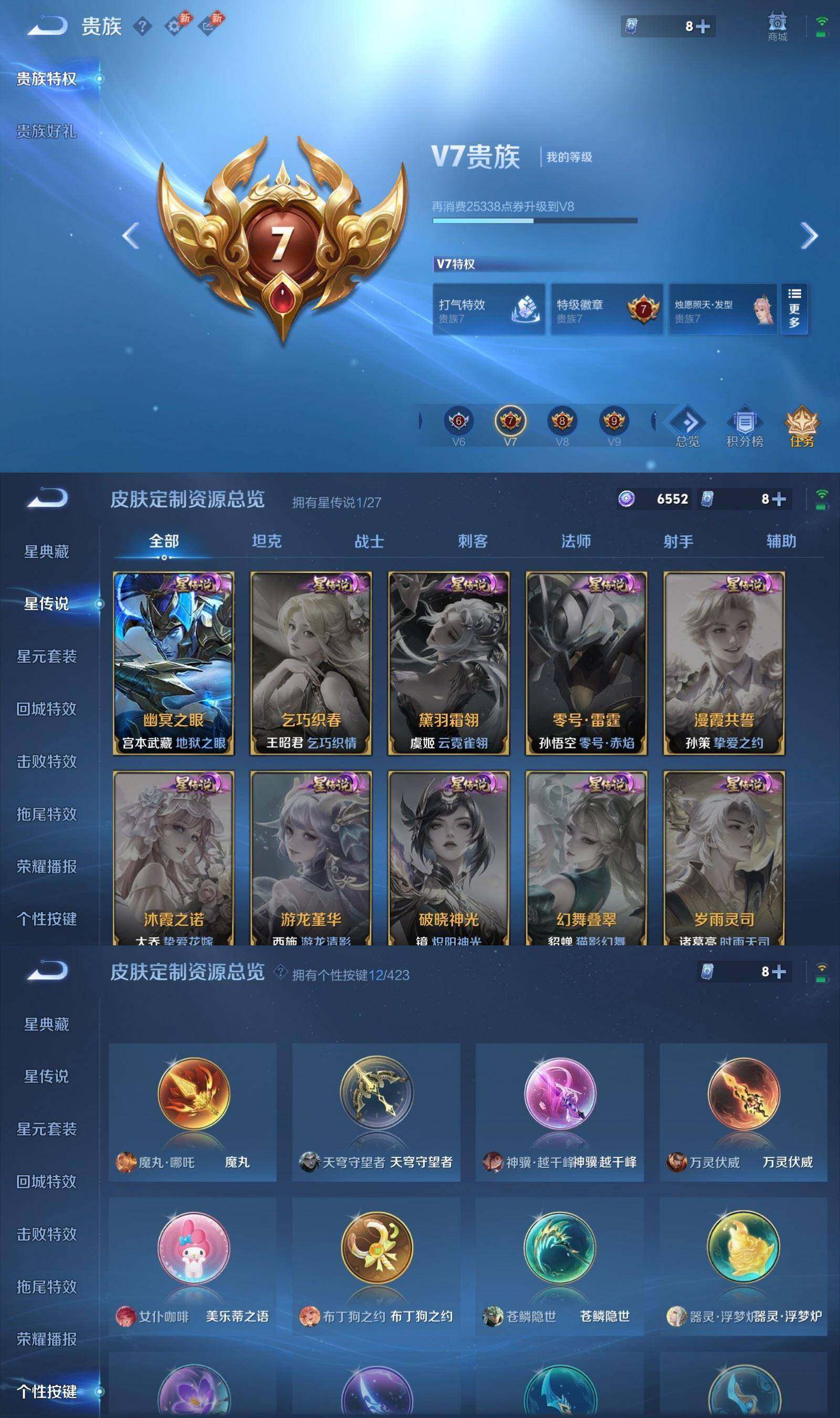 WZQM4495117王者荣耀账号详情图8