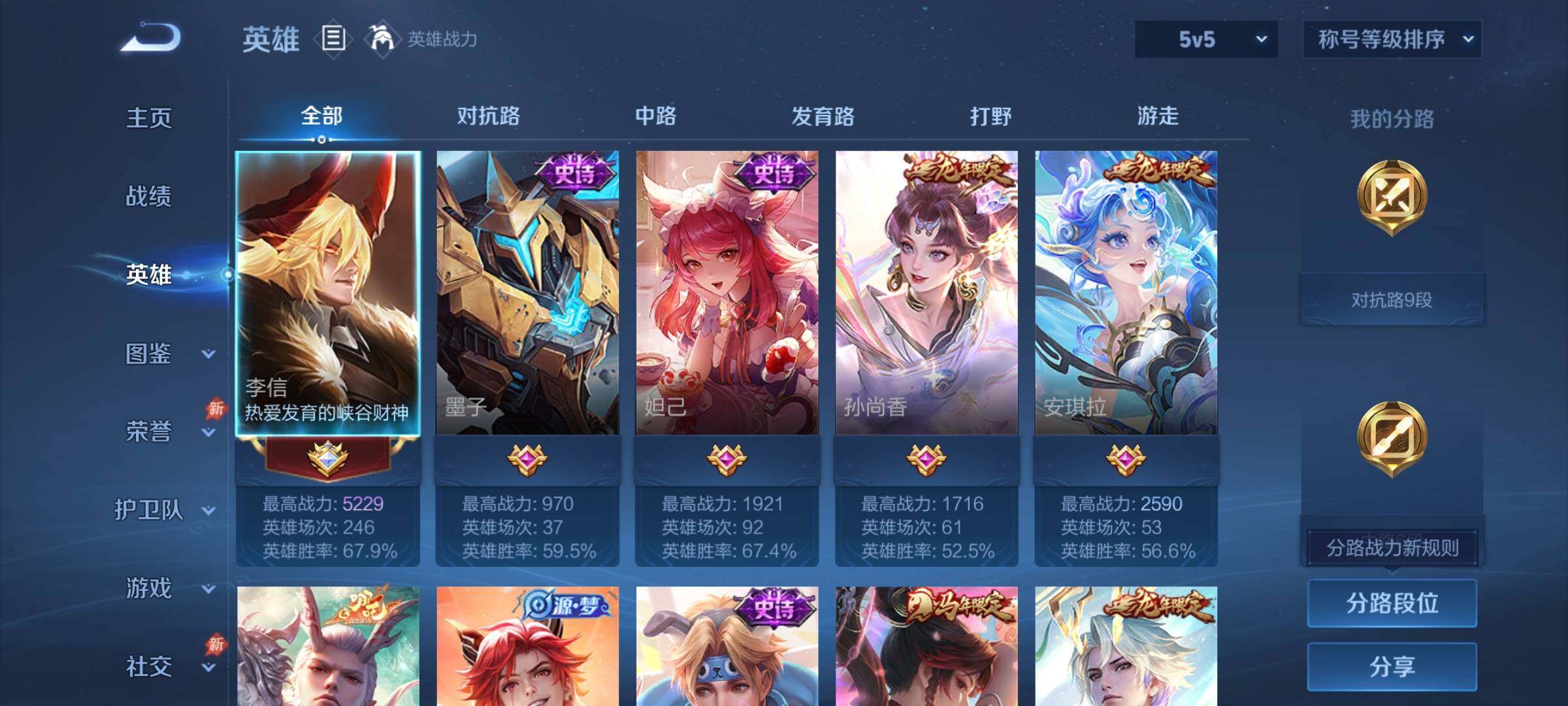 WZQM4512048王者荣耀账号详情图6