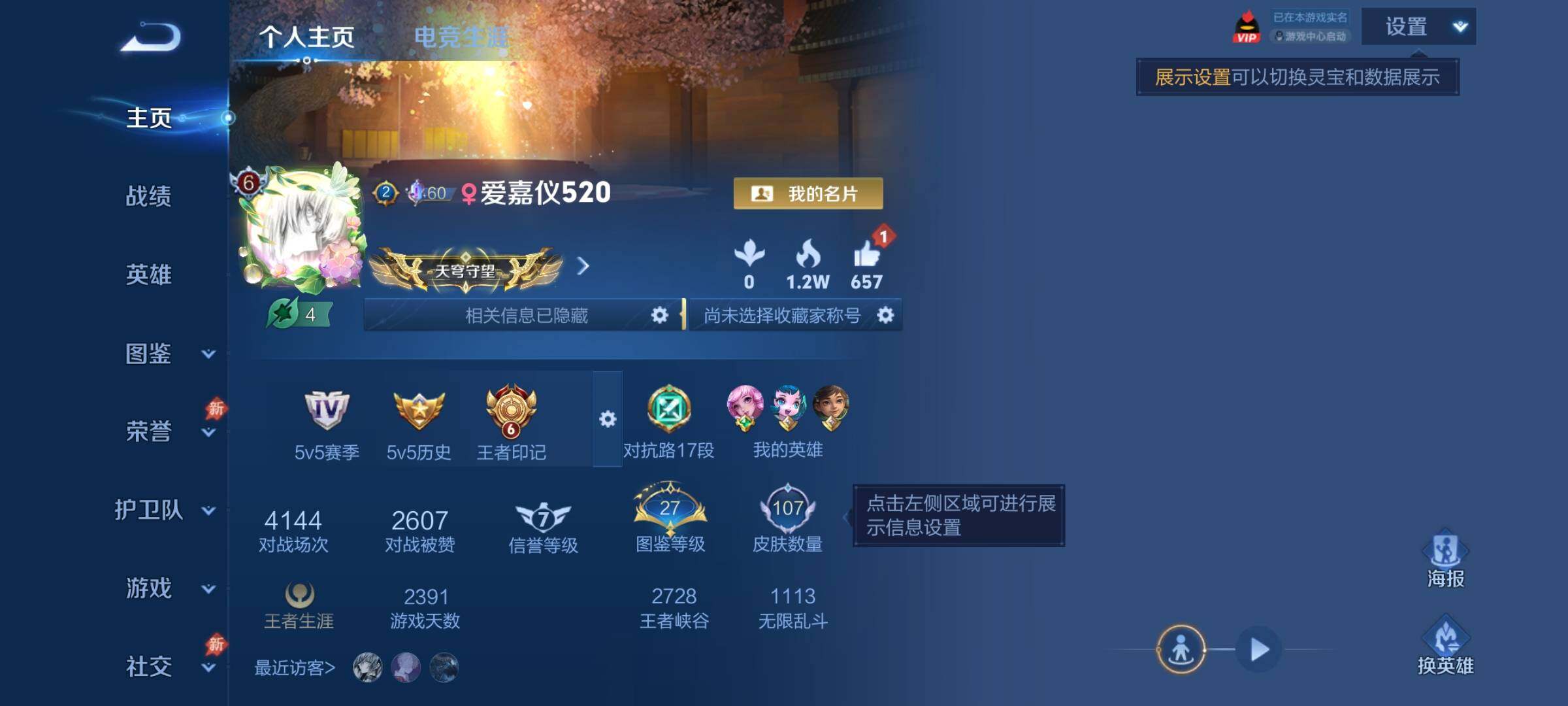 WZQM4511200王者荣耀账号详情图5