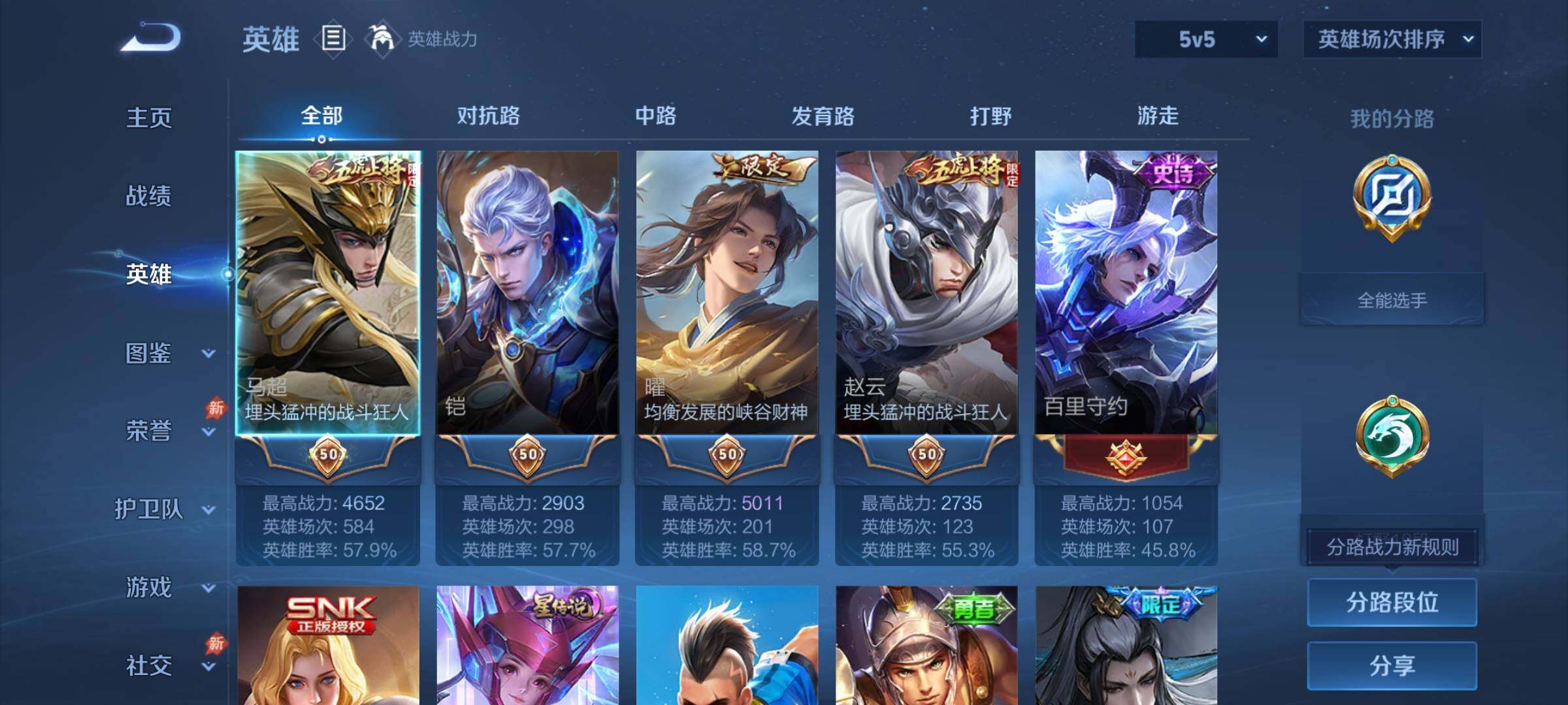 WZQM4511200王者荣耀账号详情图6
