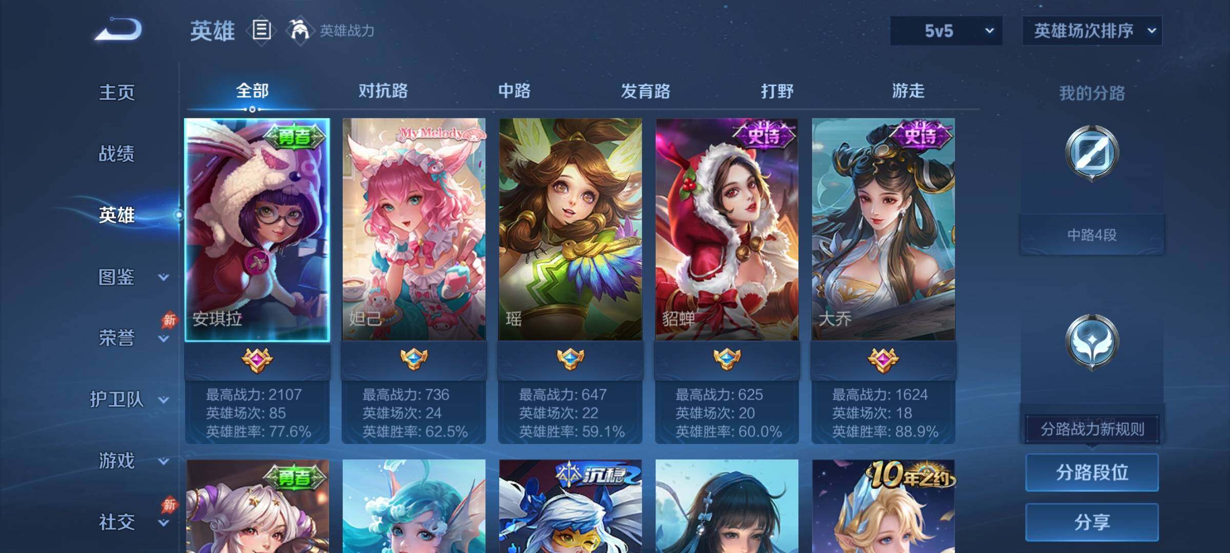 WZJZ4510683王者荣耀账号详情图4