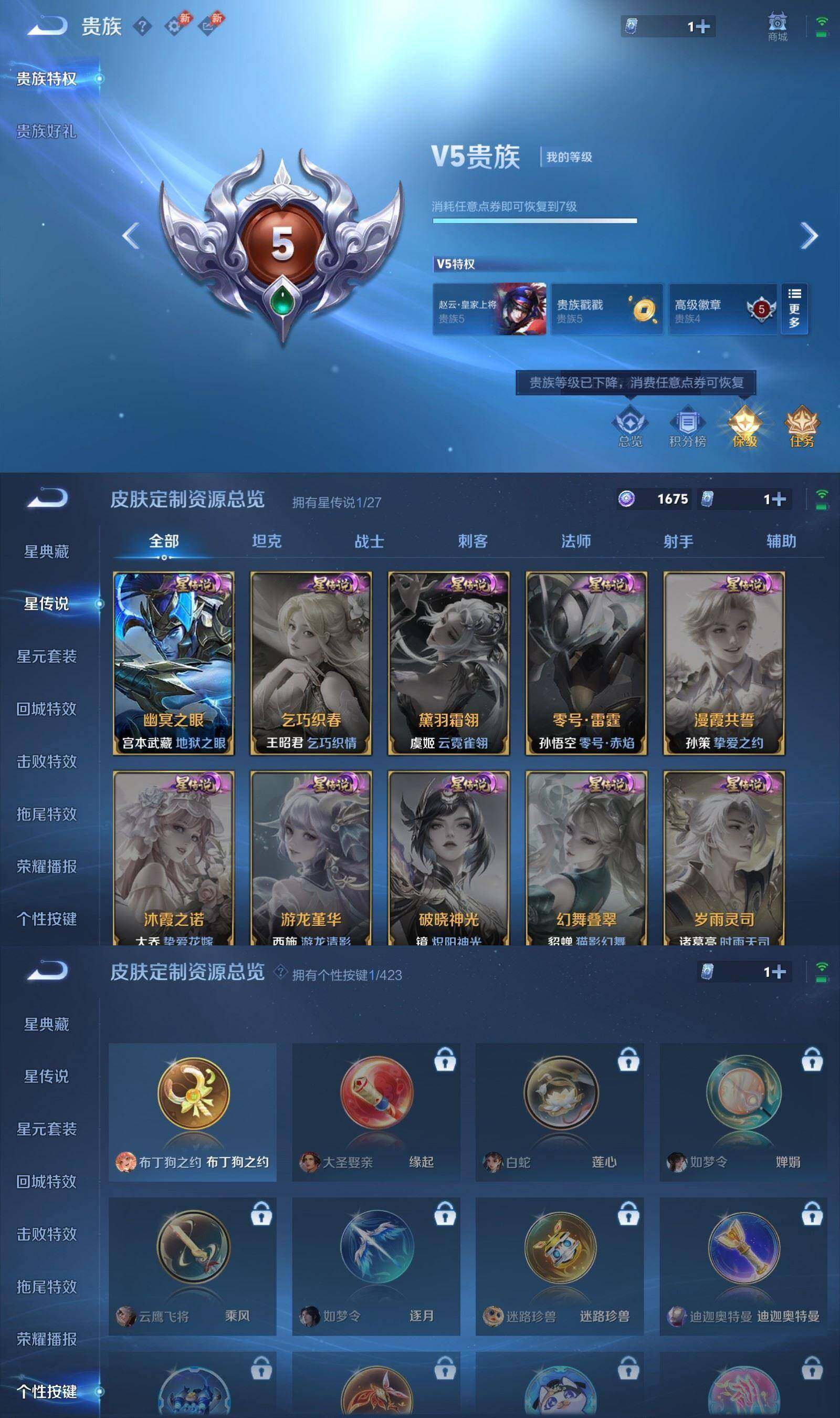 WZPX4497504王者荣耀账号详情图8