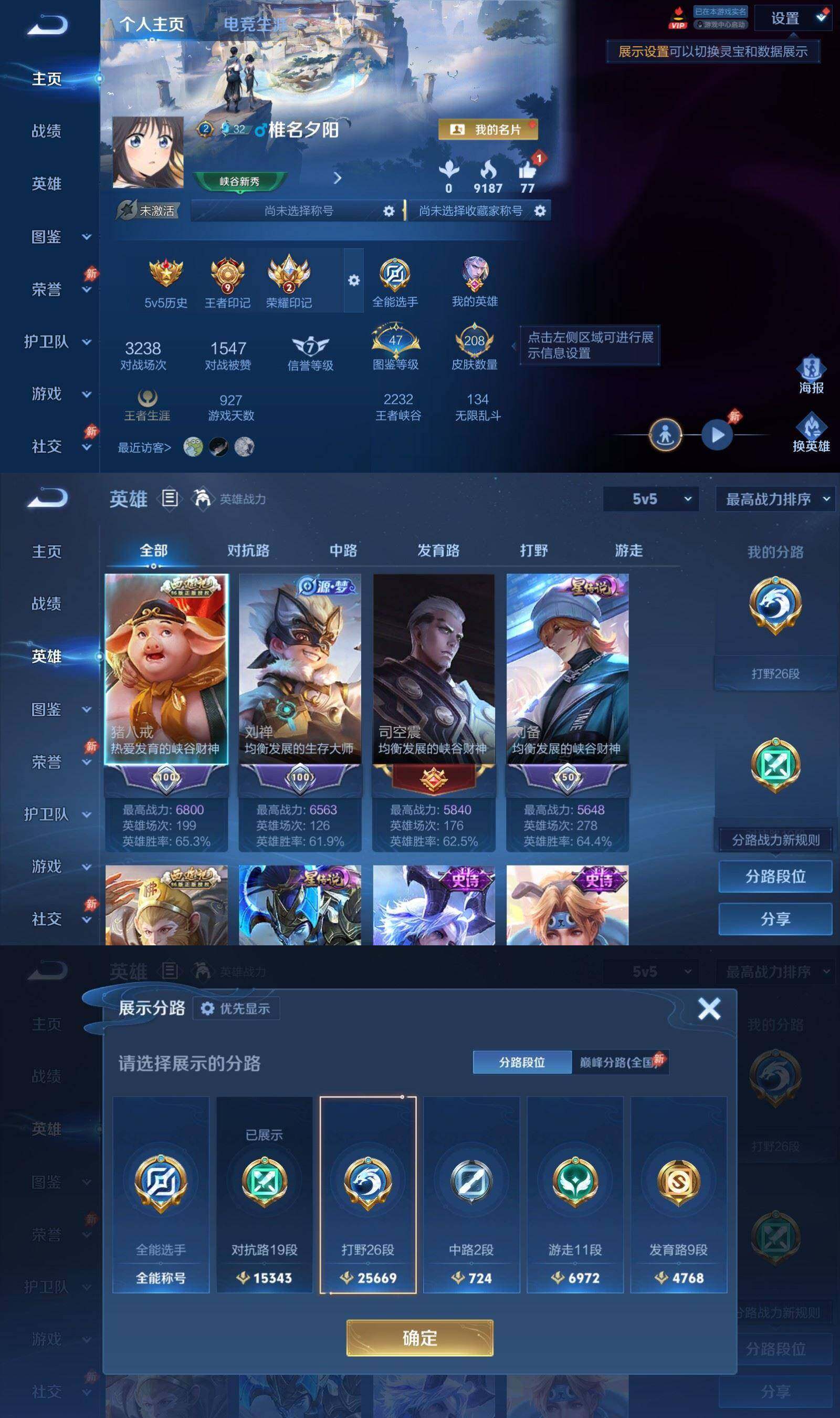 WZPX4497514王者荣耀账号详情图2