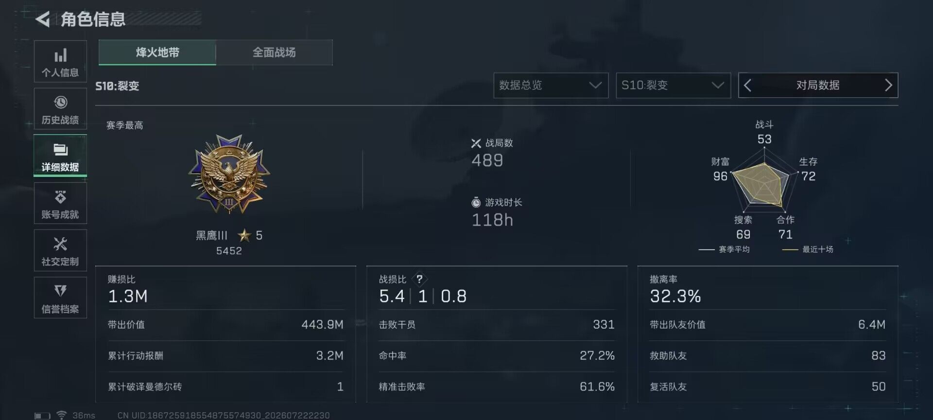 SJZEY4207909三角洲行动账号详情图26 SJZEY4207909三角洲行动账号详情图26