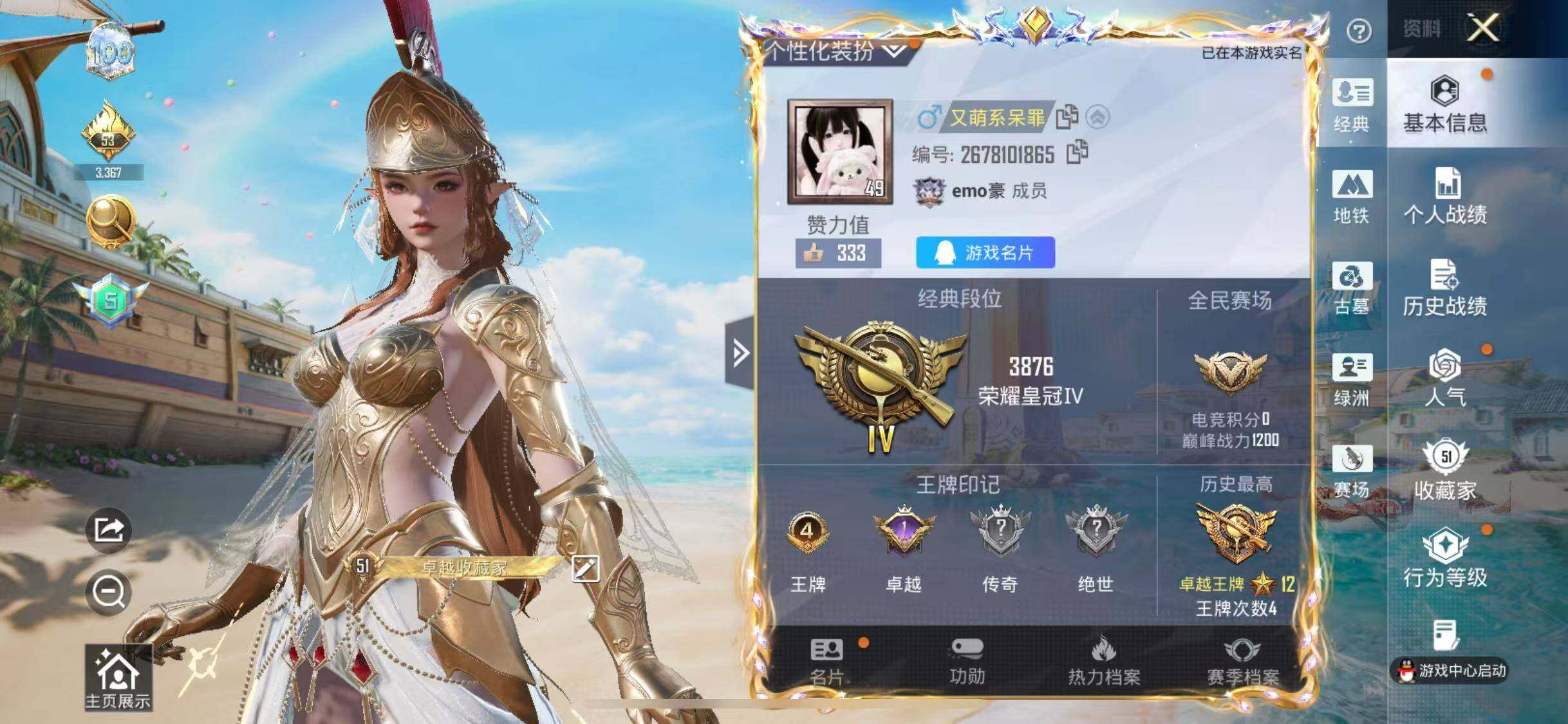 WZQM4505288王者荣耀账号详情图15
