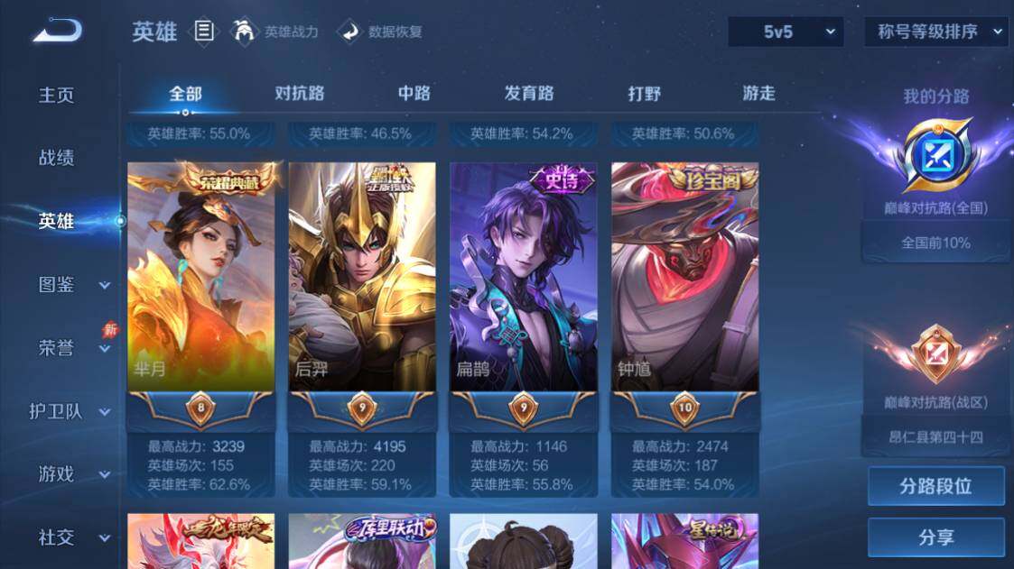 WZQM4503223王者荣耀账号详情图17