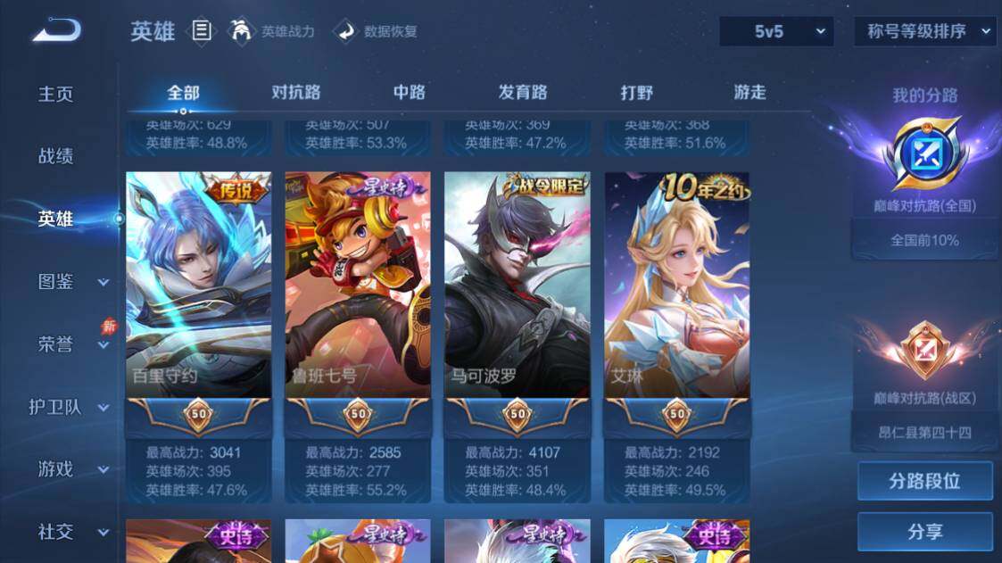 WZQM4503223王者荣耀账号详情图20