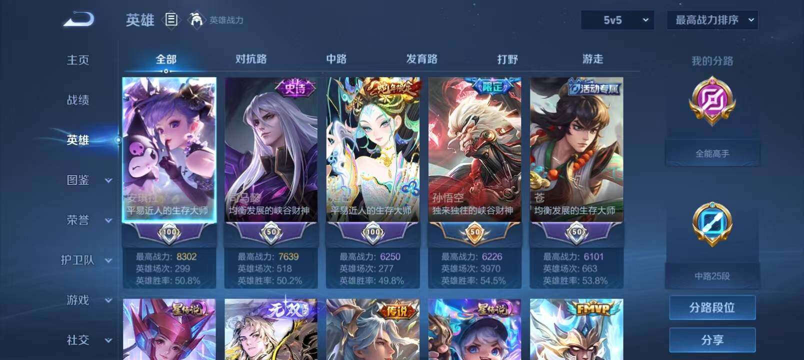 WZMMN4605040王者荣耀账号详情图16