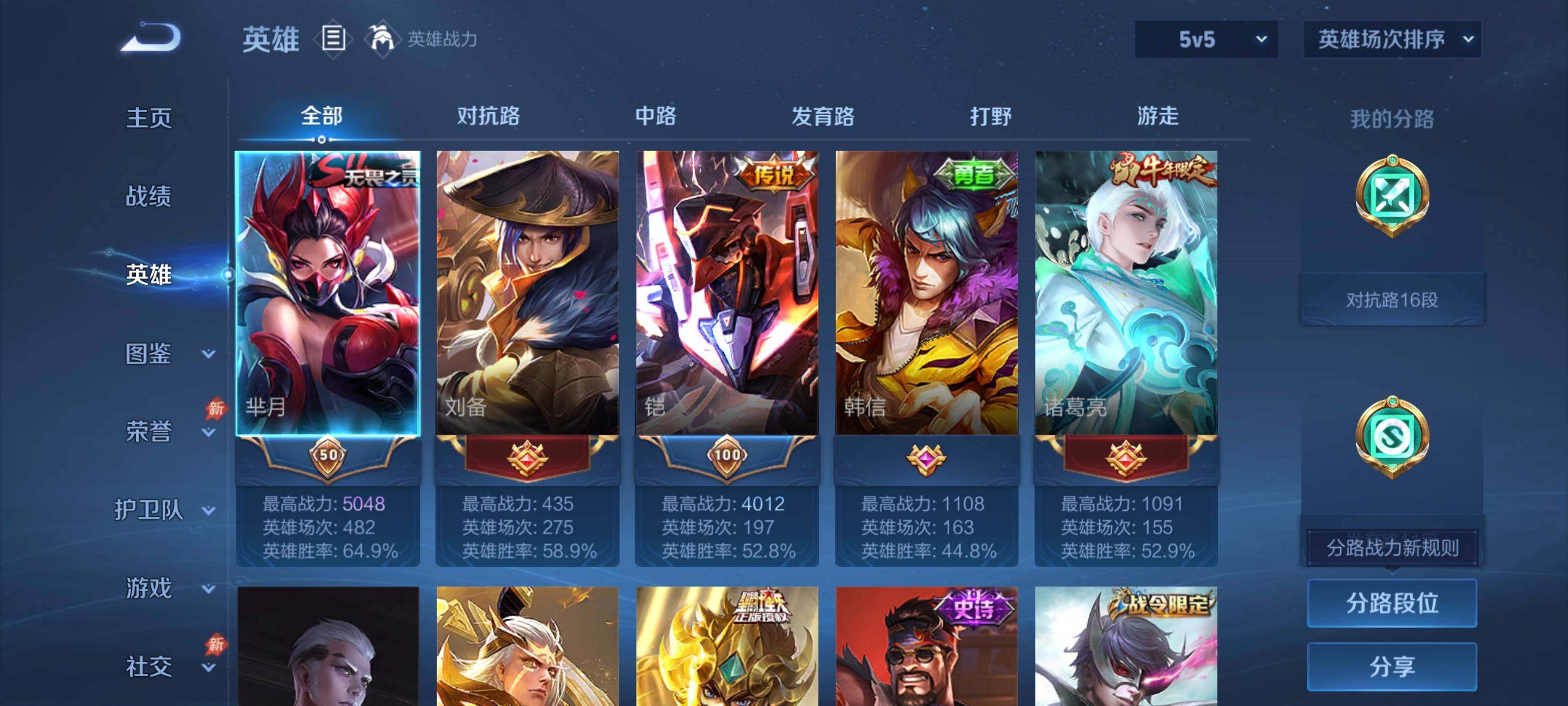 WZDN4505473王者荣耀账号详情图4