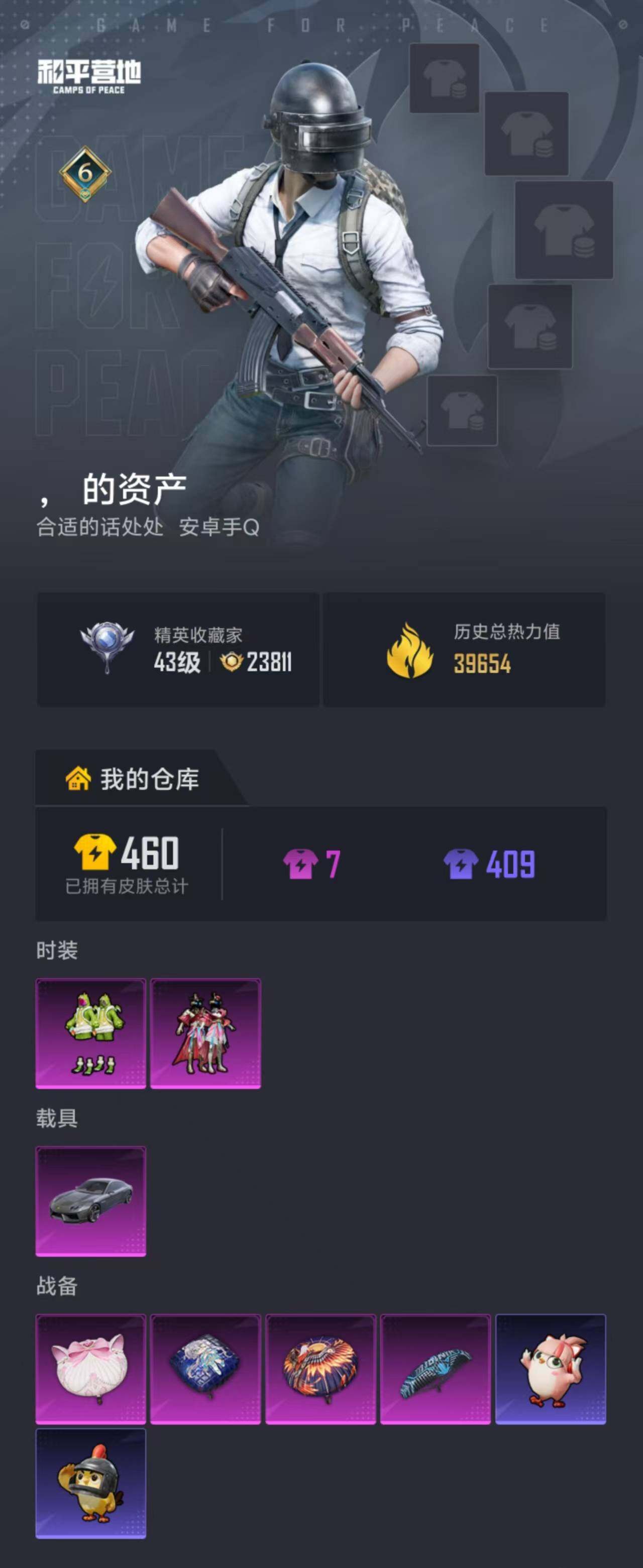HPEY4293881和平精英账号详情图22 HPEY4293881和平精英账号详情图22