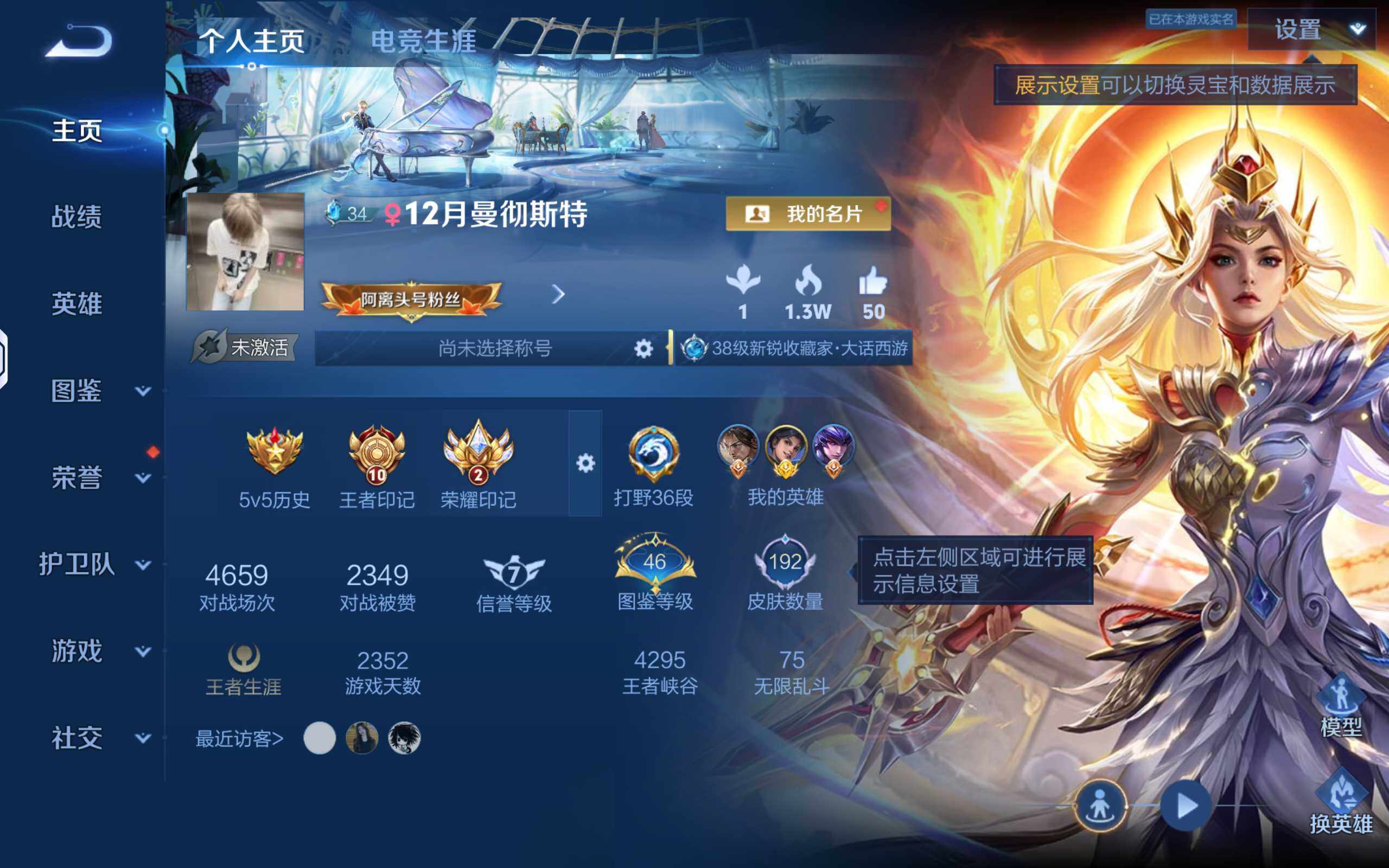 WZQM4507509王者荣耀账号详情图3