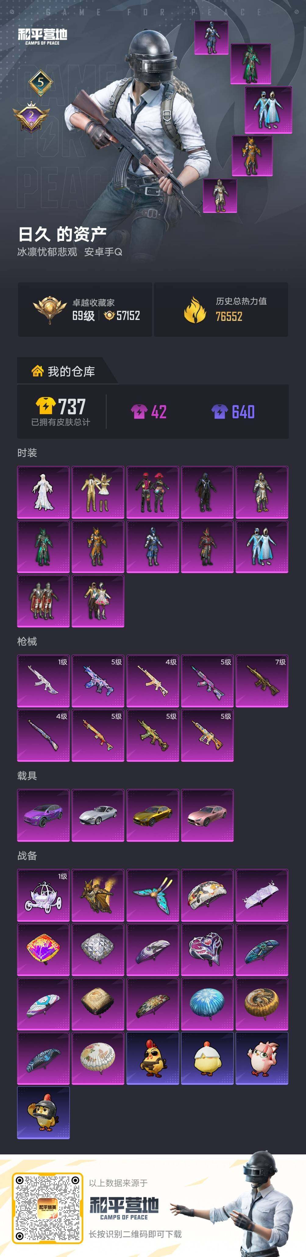 HPLE4295923和平精英账号详情图6