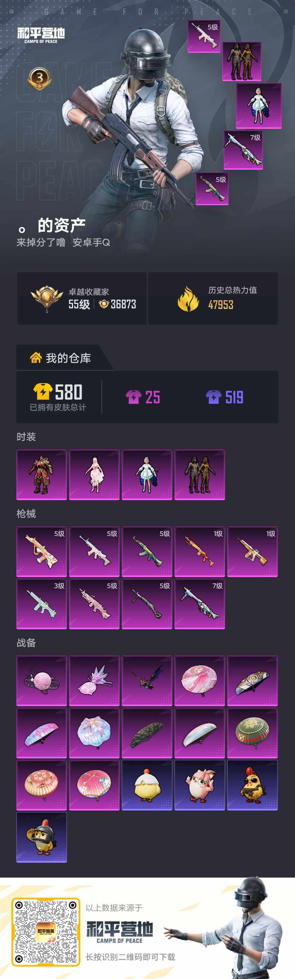 HPLX4297528和平精英账号详情图5 HPLX4297528和平精英账号详情图5
