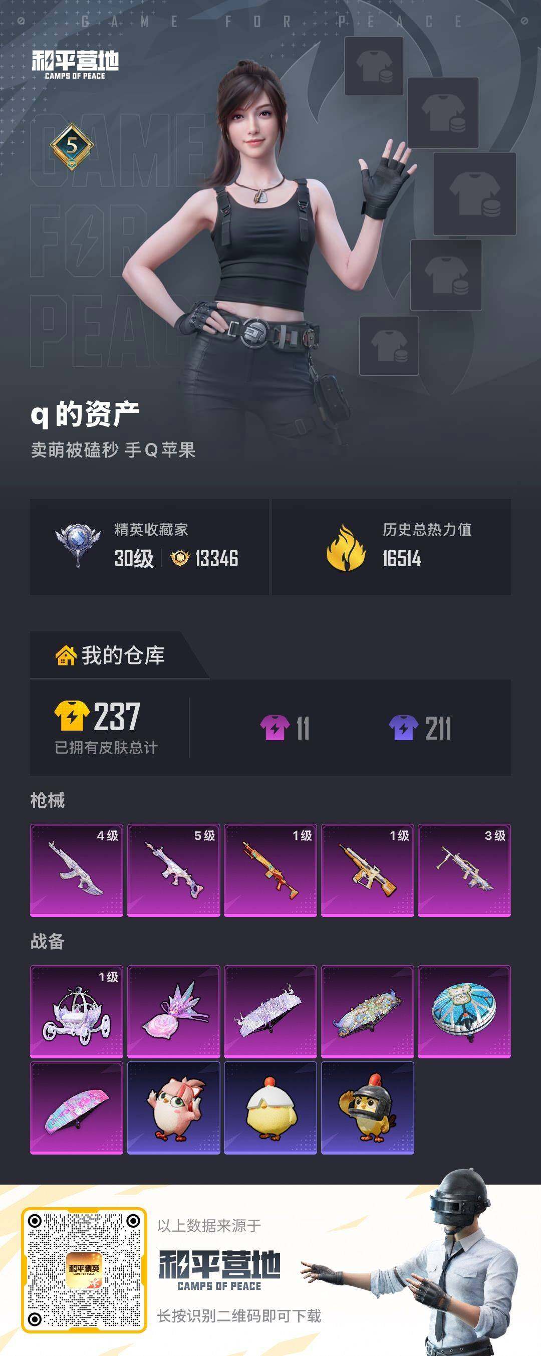 HPLX4297535和平精英账号详情图3