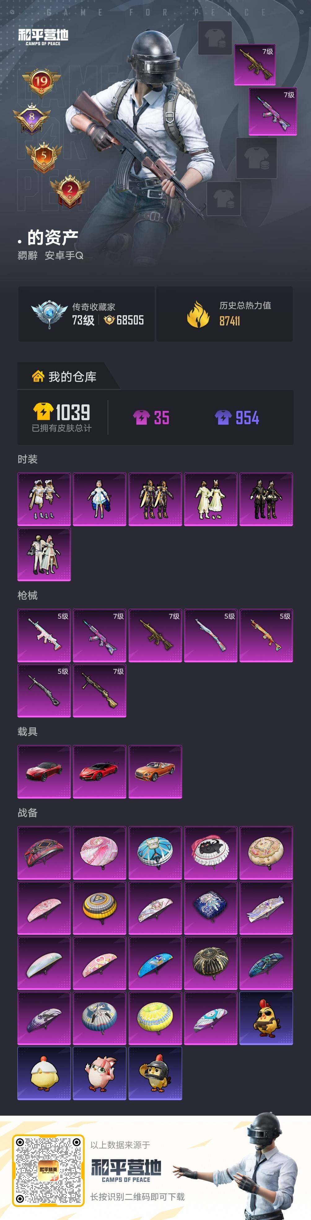 HPLE4298220和平精英账号详情图6