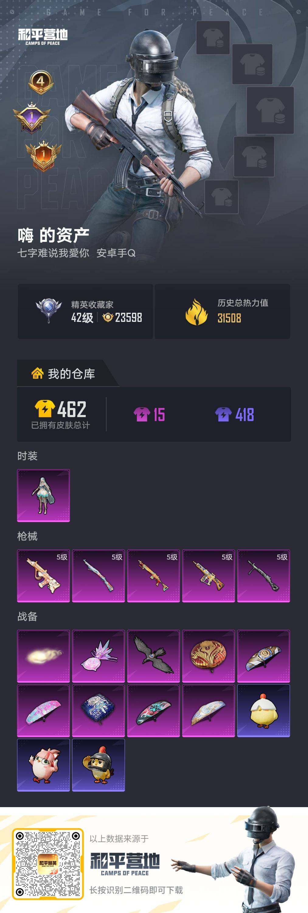 HPLX4298978和平精英账号详情图3