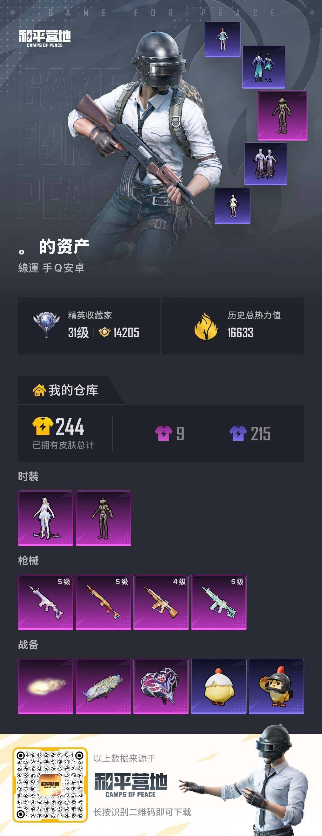 HPLX4300355和平精英账号详情图3 HPLX4300355和平精英账号详情图3