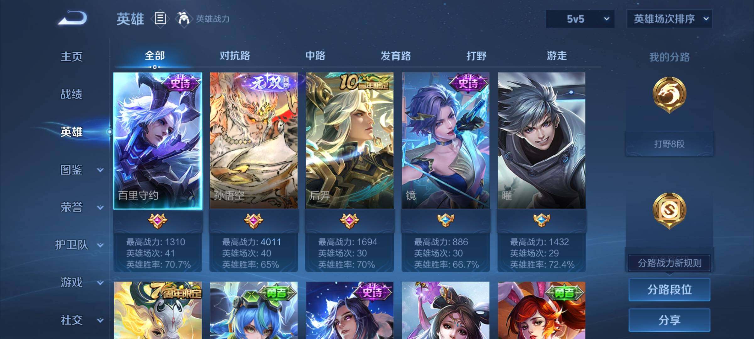 WZJZ4527342王者荣耀账号详情图5 WZJZ4527342王者荣耀账号详情图5