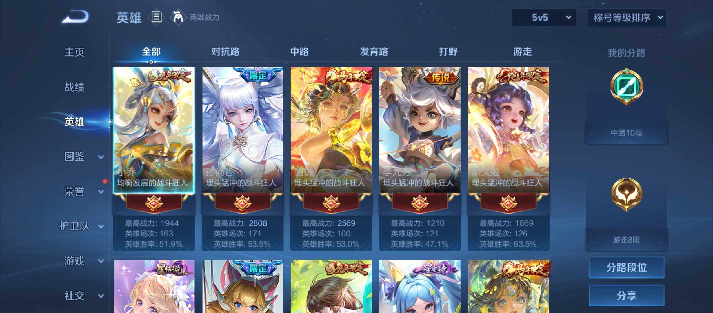 WZQM4519538王者荣耀账号详情图3 WZQM4519538王者荣耀账号详情图3
