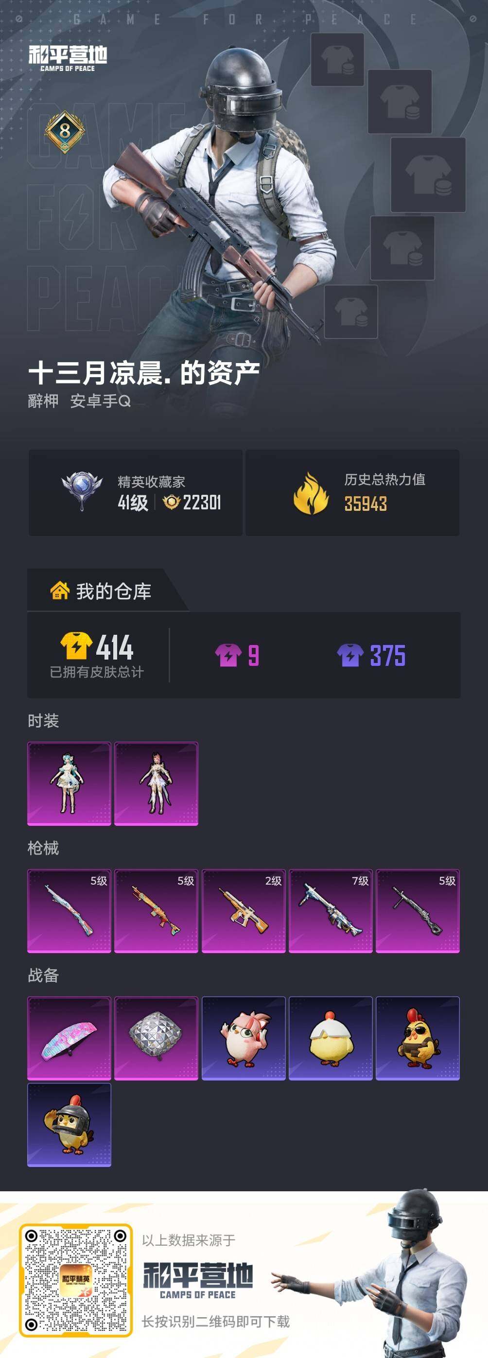 HPLX4300569和平精英账号详情图4 HPLX4300569和平精英账号详情图4