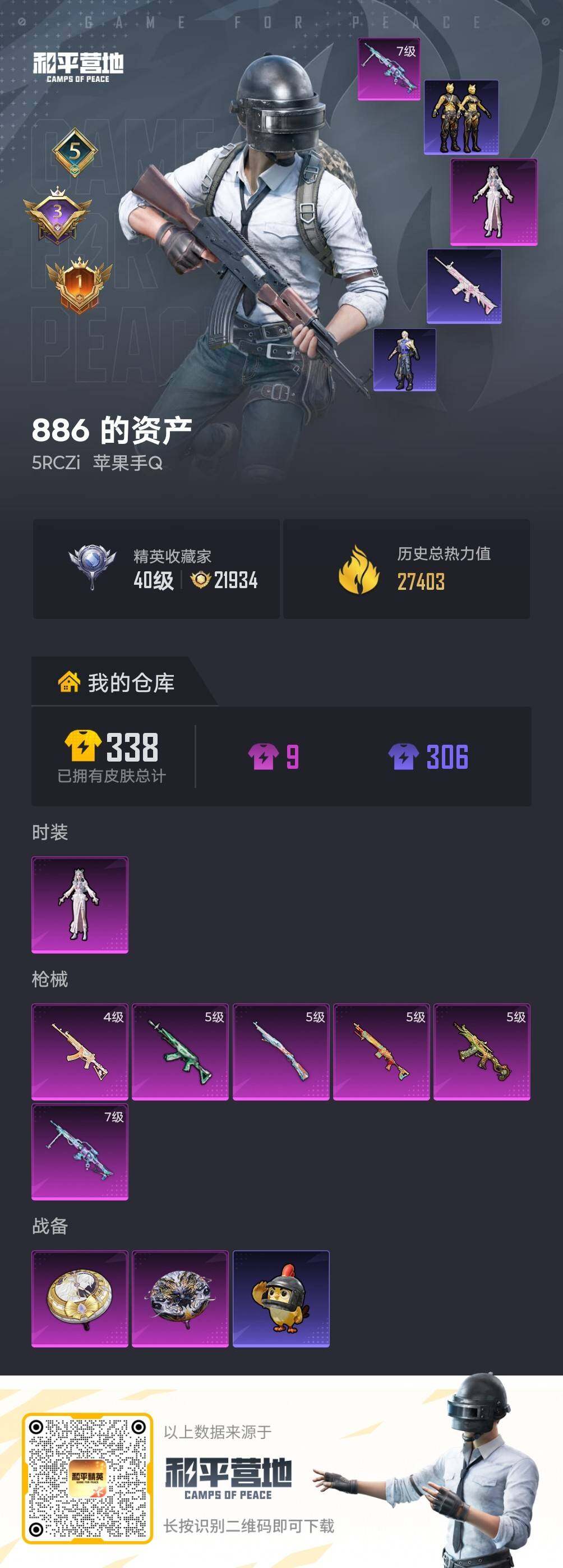 HPLE4300555和平精英账号详情图4 HPLE4300555和平精英账号详情图4