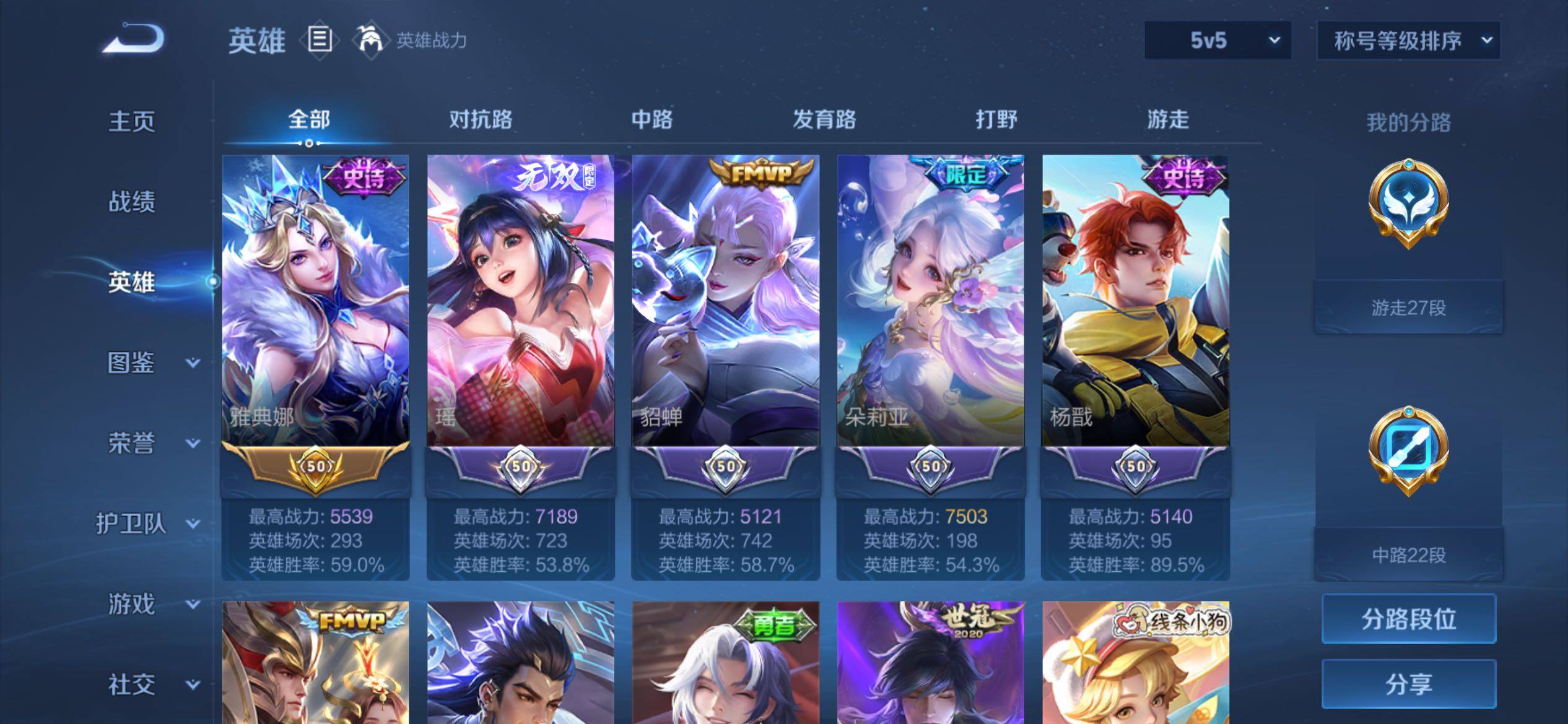 WZQM4533174王者荣耀账号详情图3