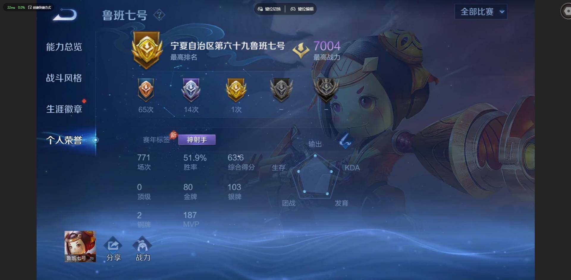 WZQM4642965王者荣耀账号详情图8 WZQM4642965王者荣耀账号详情图8