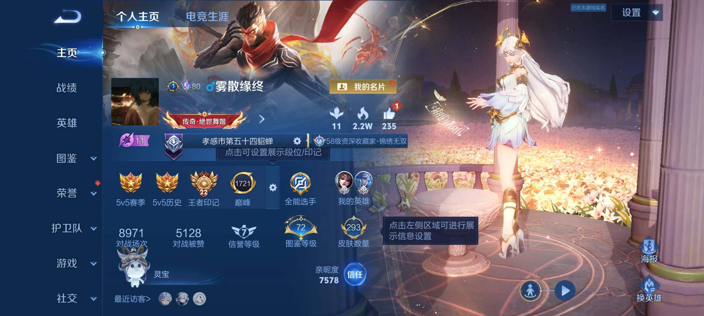 WZQM4528992王者荣耀账号详情图3 WZQM4528992王者荣耀账号详情图3