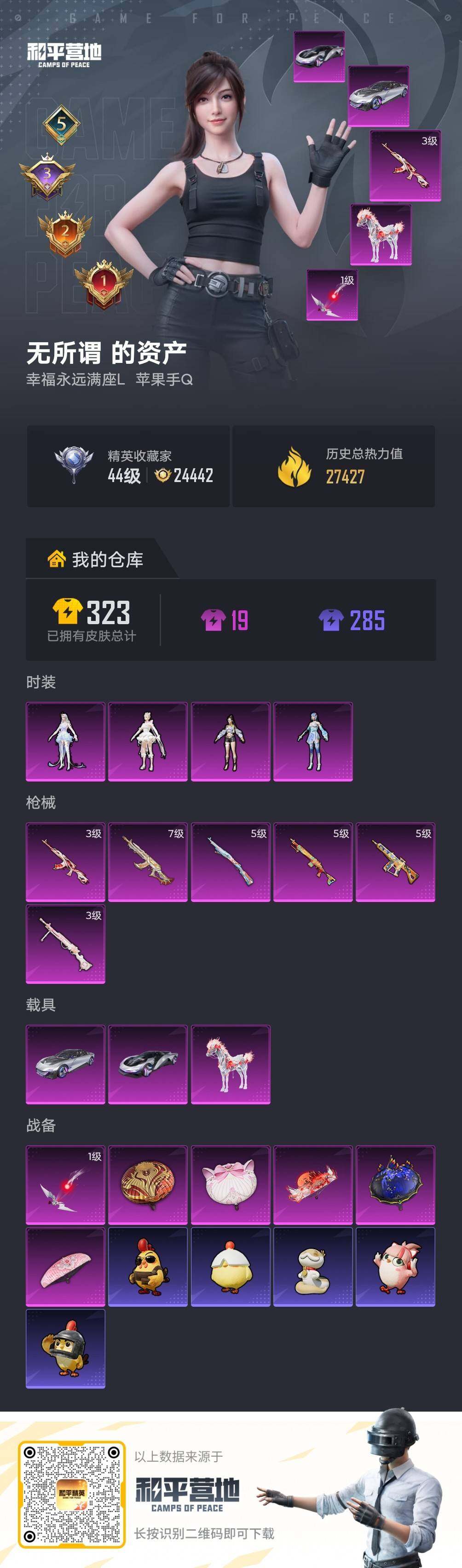 HPJM4308080和平精英账号详情图3 HPJM4308080和平精英账号详情图3