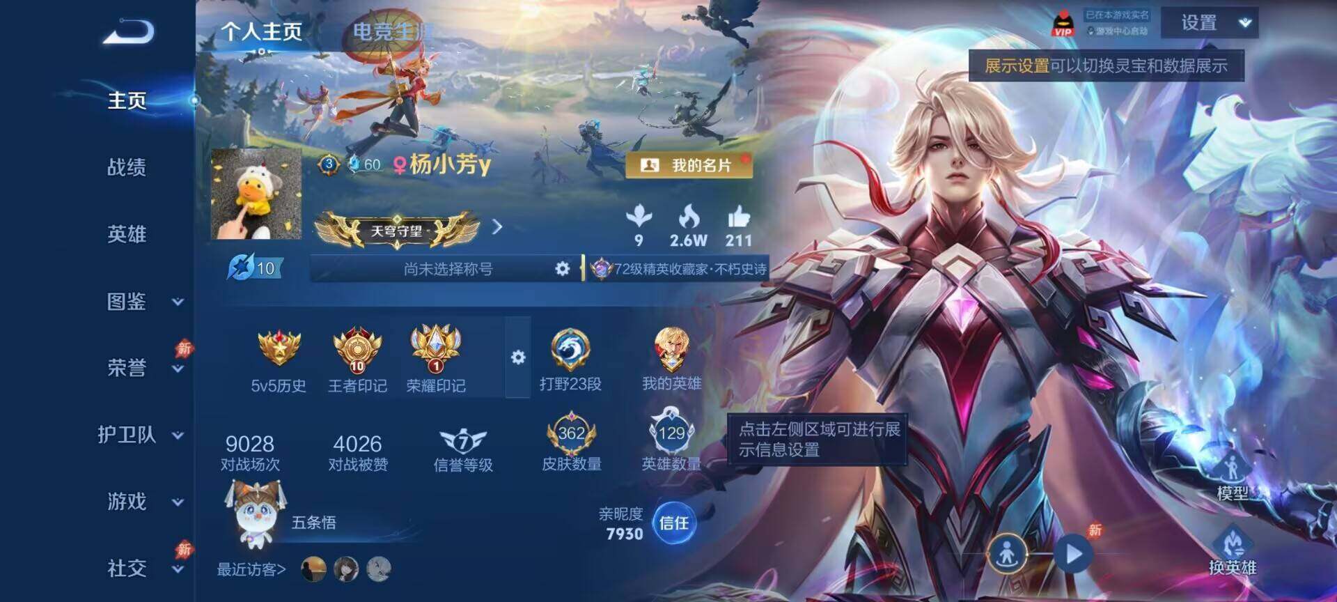 WZQM4536024王者荣耀账号详情图8