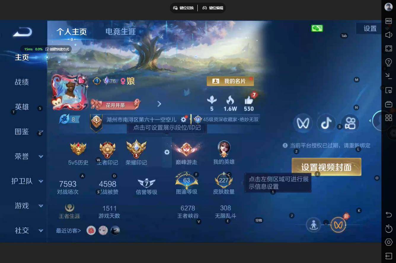 WZBSY4553525王者荣耀账号详情图2 WZBSY4553525王者荣耀账号详情图2