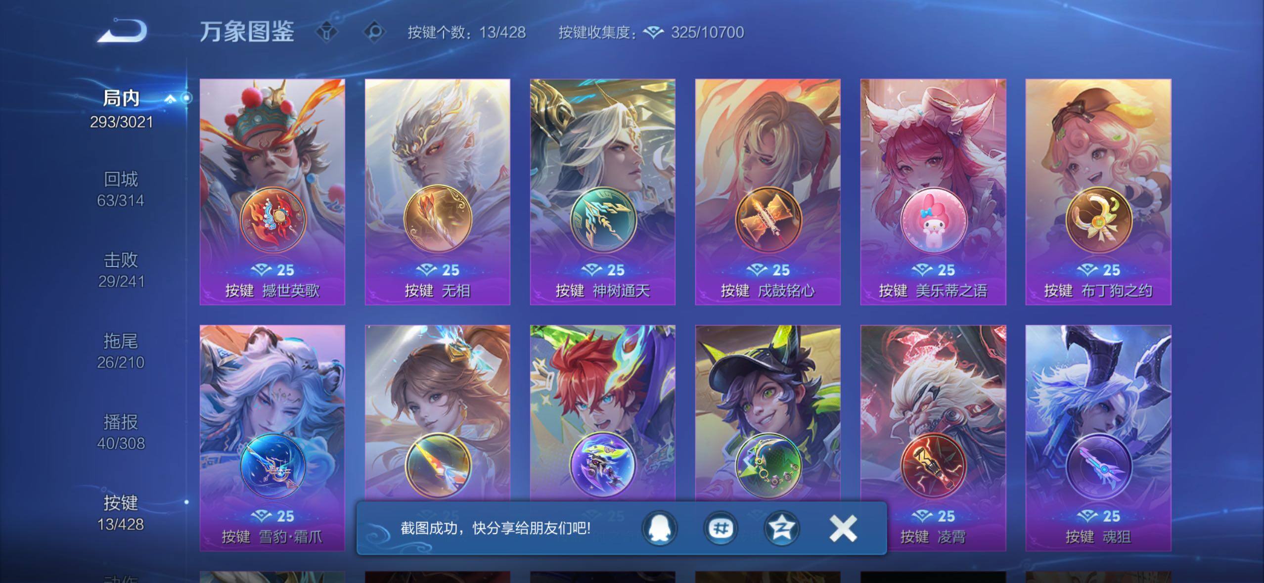 WZMMN4592817王者荣耀账号详情图13 WZMMN4592817王者荣耀账号详情图13
