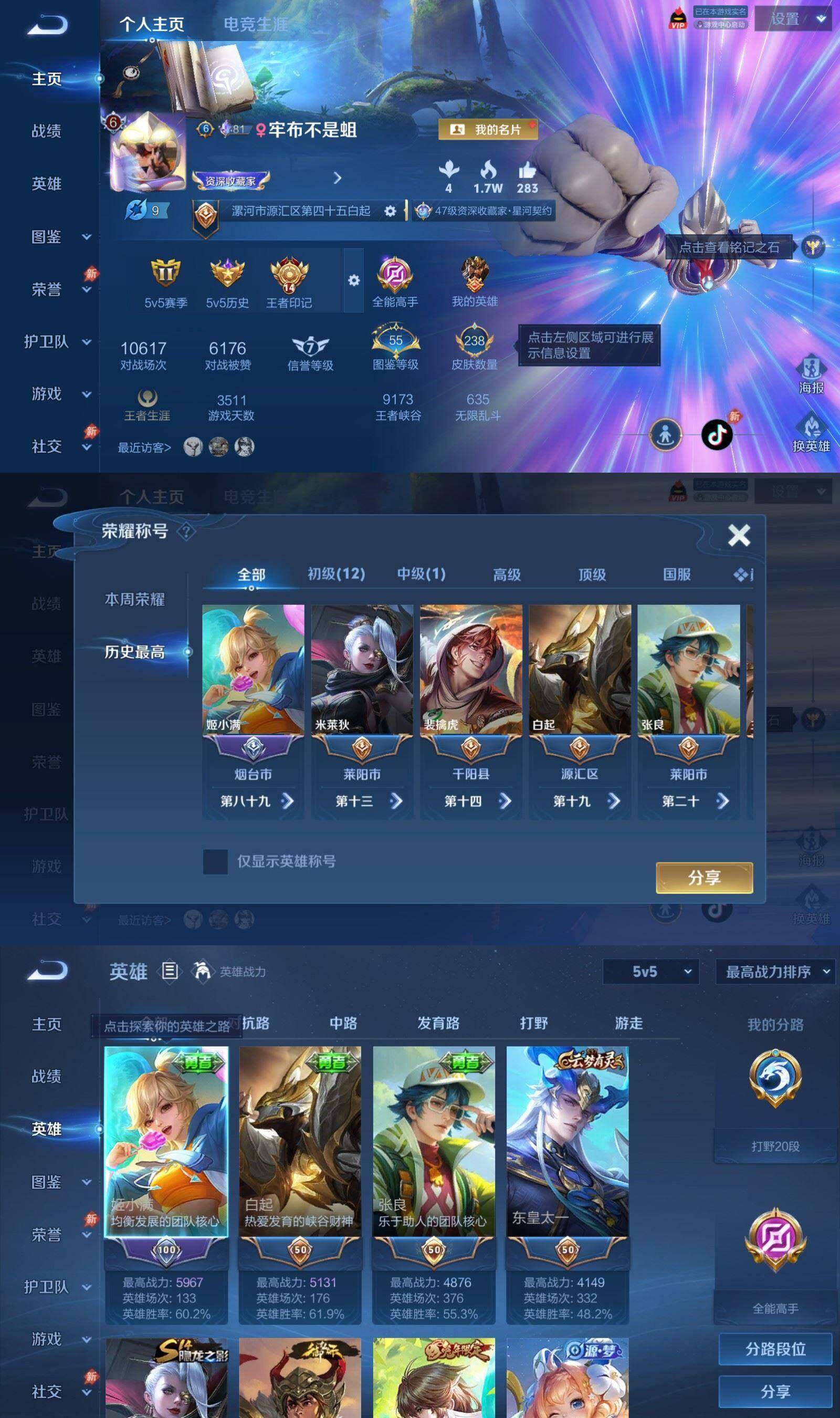 WZQM4538587王者荣耀账号详情图3 WZQM4538587王者荣耀账号详情图3