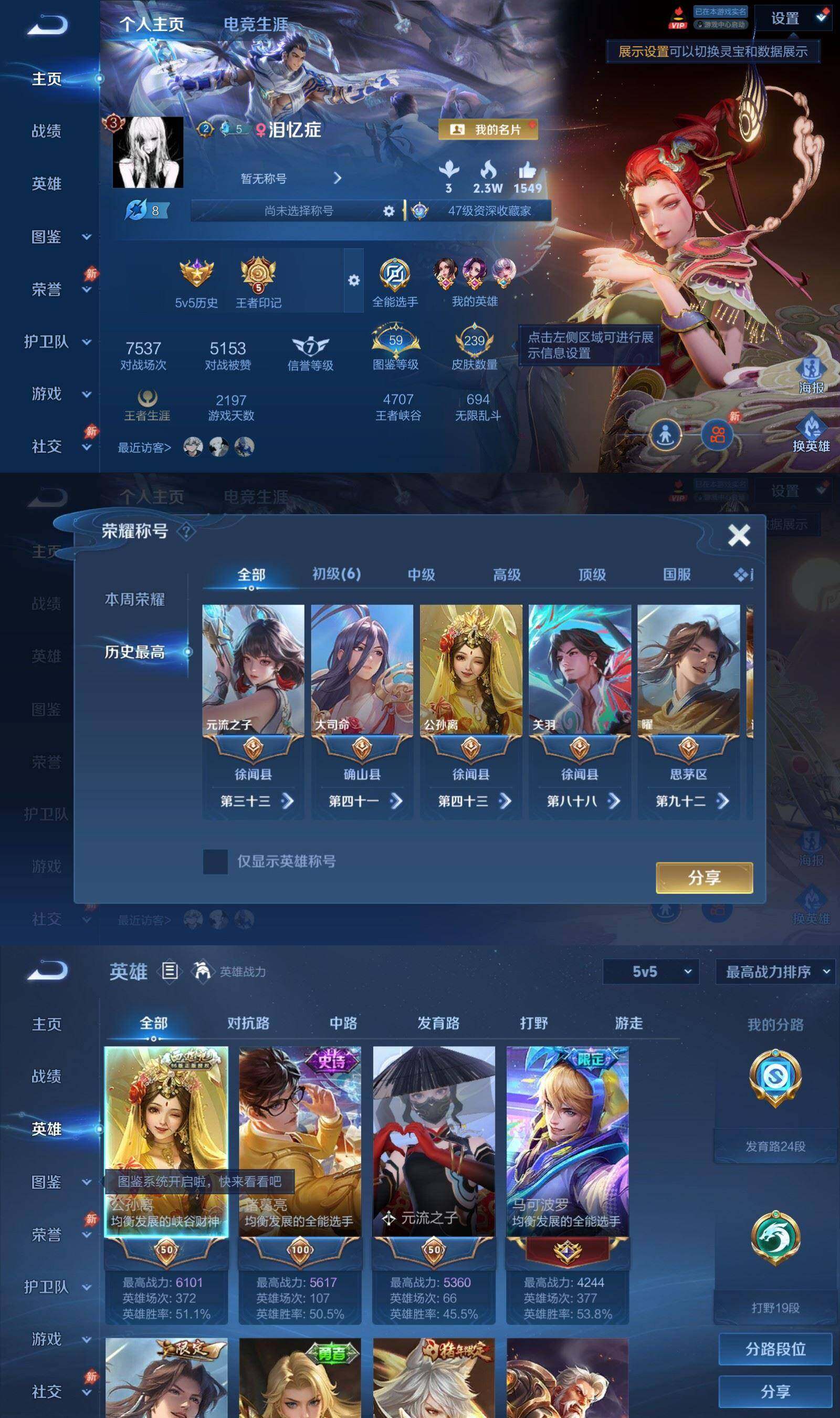 WZQM4538777王者荣耀账号详情图3 WZQM4538777王者荣耀账号详情图3