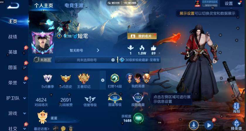 WZLX4540243王者荣耀账号详情图5 WZLX4540243王者荣耀账号详情图5
