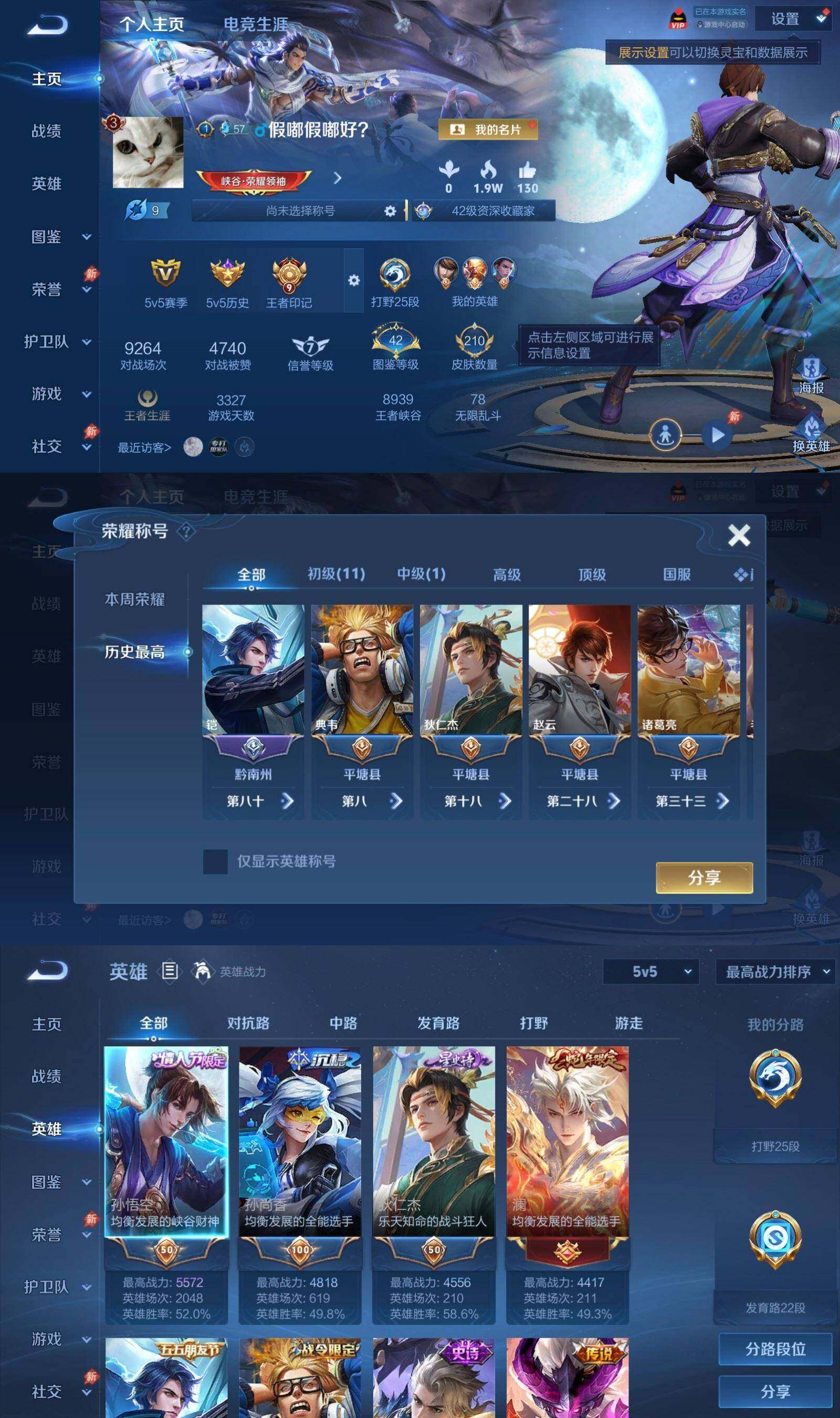 WZPX4538799王者荣耀账号详情图2 WZPX4538799王者荣耀账号详情图2
