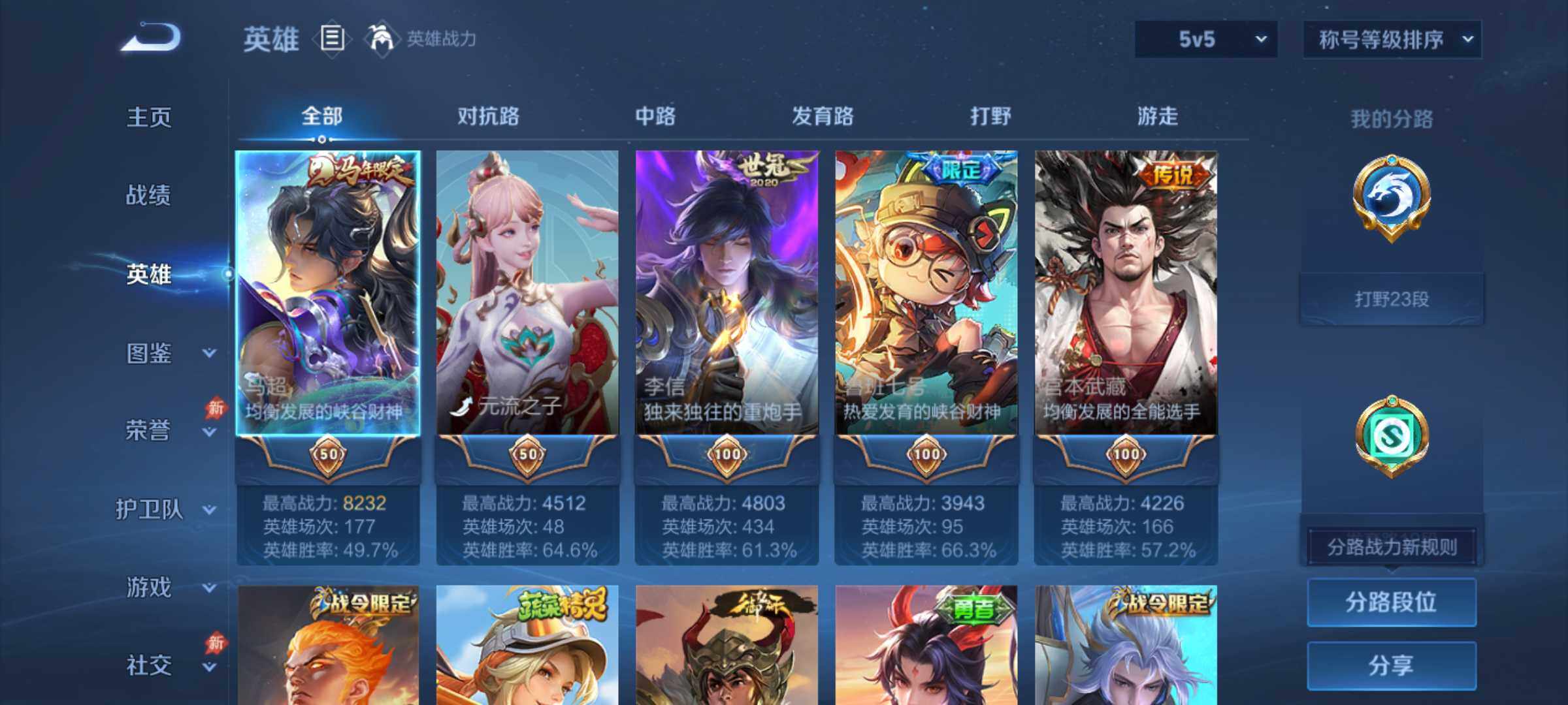WZQM4542380王者荣耀账号详情图3 WZQM4542380王者荣耀账号详情图3
