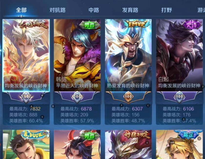 WZLX4544559王者荣耀账号详情图6