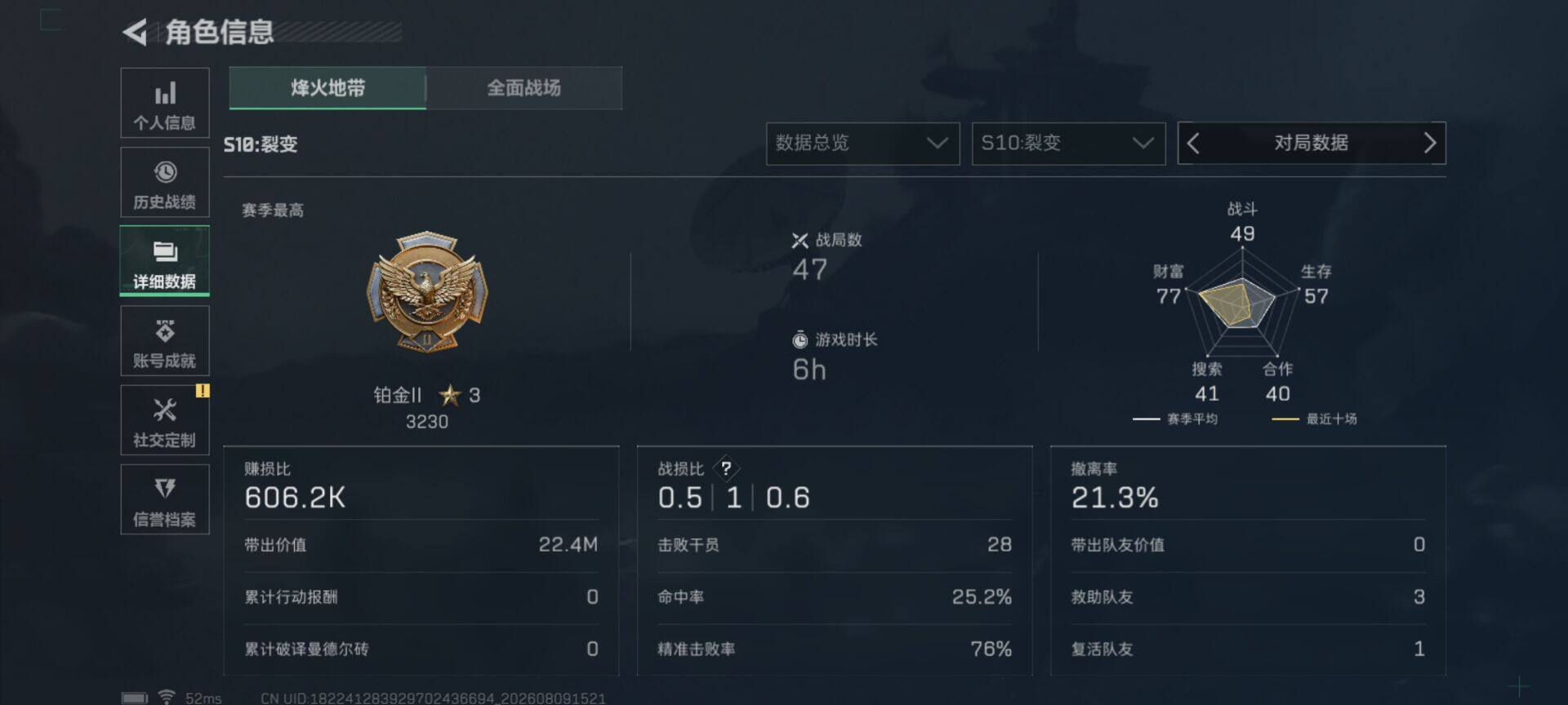 SJZQM4231257三角洲行动账号详情图5 SJZQM4231257三角洲行动账号详情图5