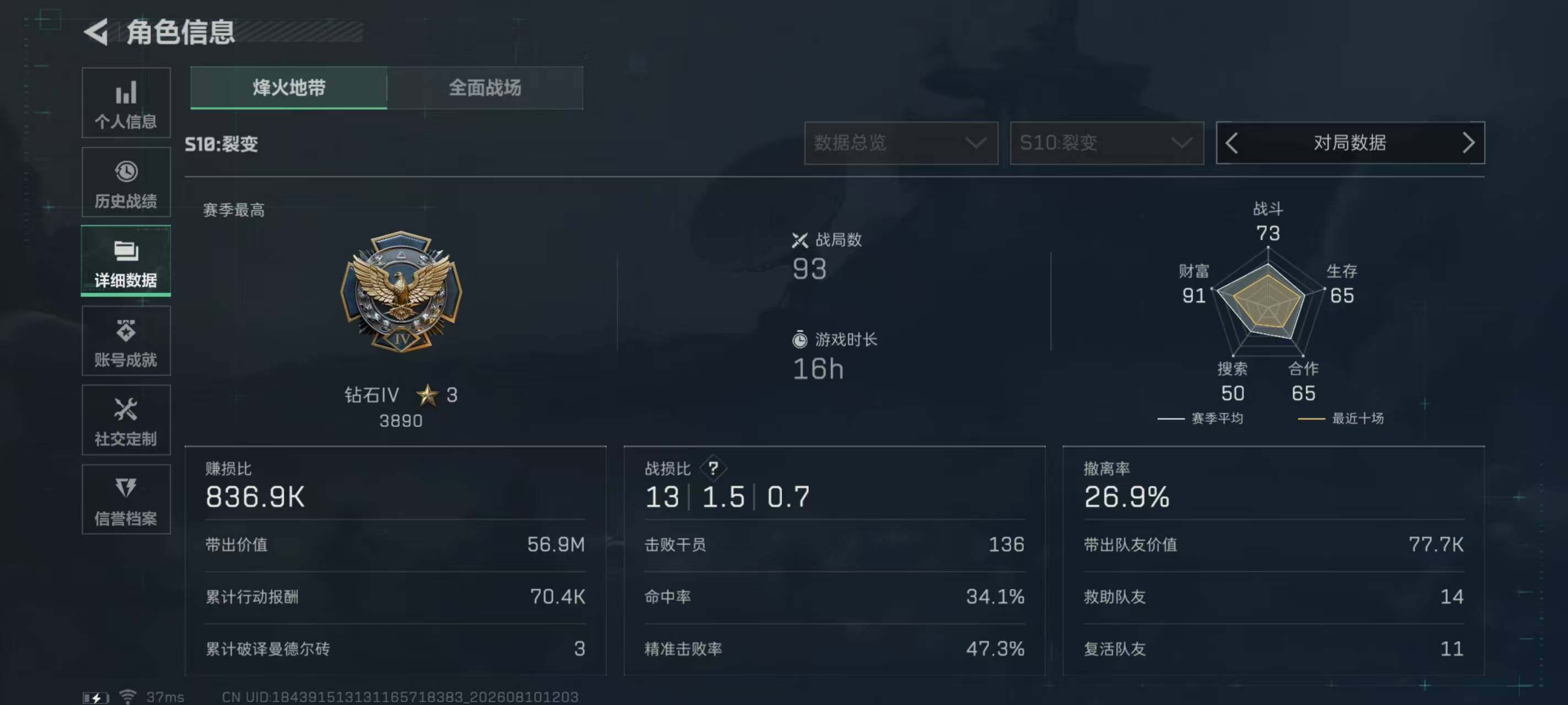 SJZEY4231889三角洲行动账号详情图15