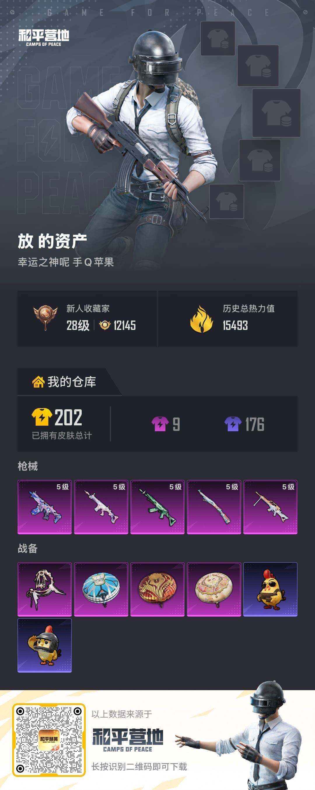 HPLX4311796和平精英账号详情图3