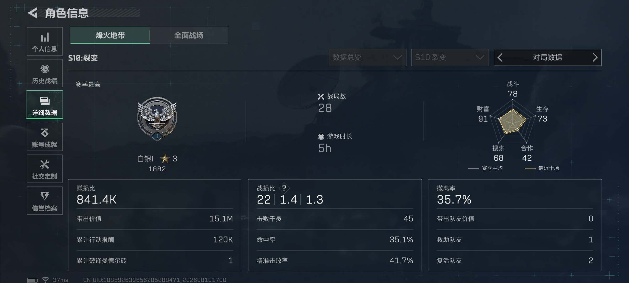 SJZEY4232102三角洲行动账号详情图5 SJZEY4232102三角洲行动账号详情图5