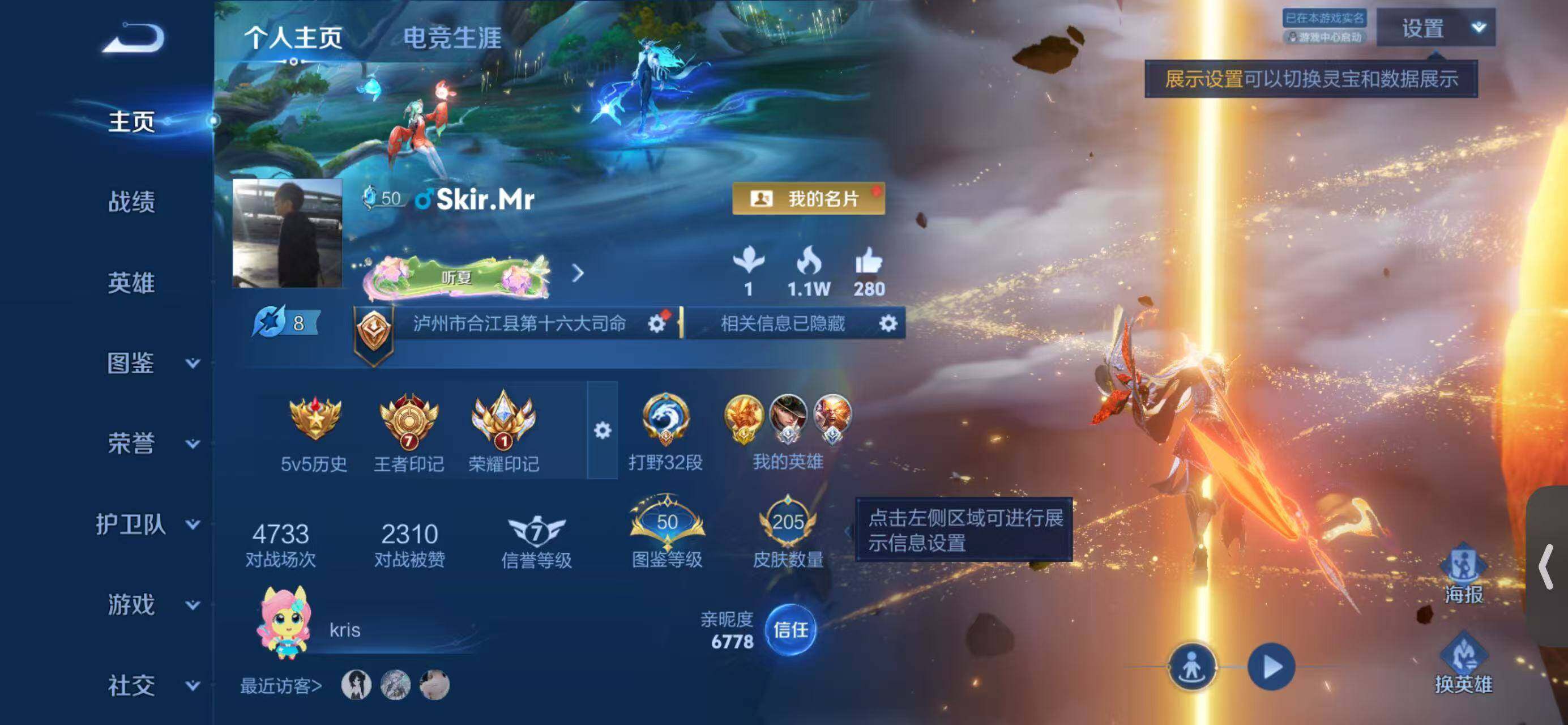 WZQM4547098王者荣耀账号详情图3 WZQM4547098王者荣耀账号详情图3