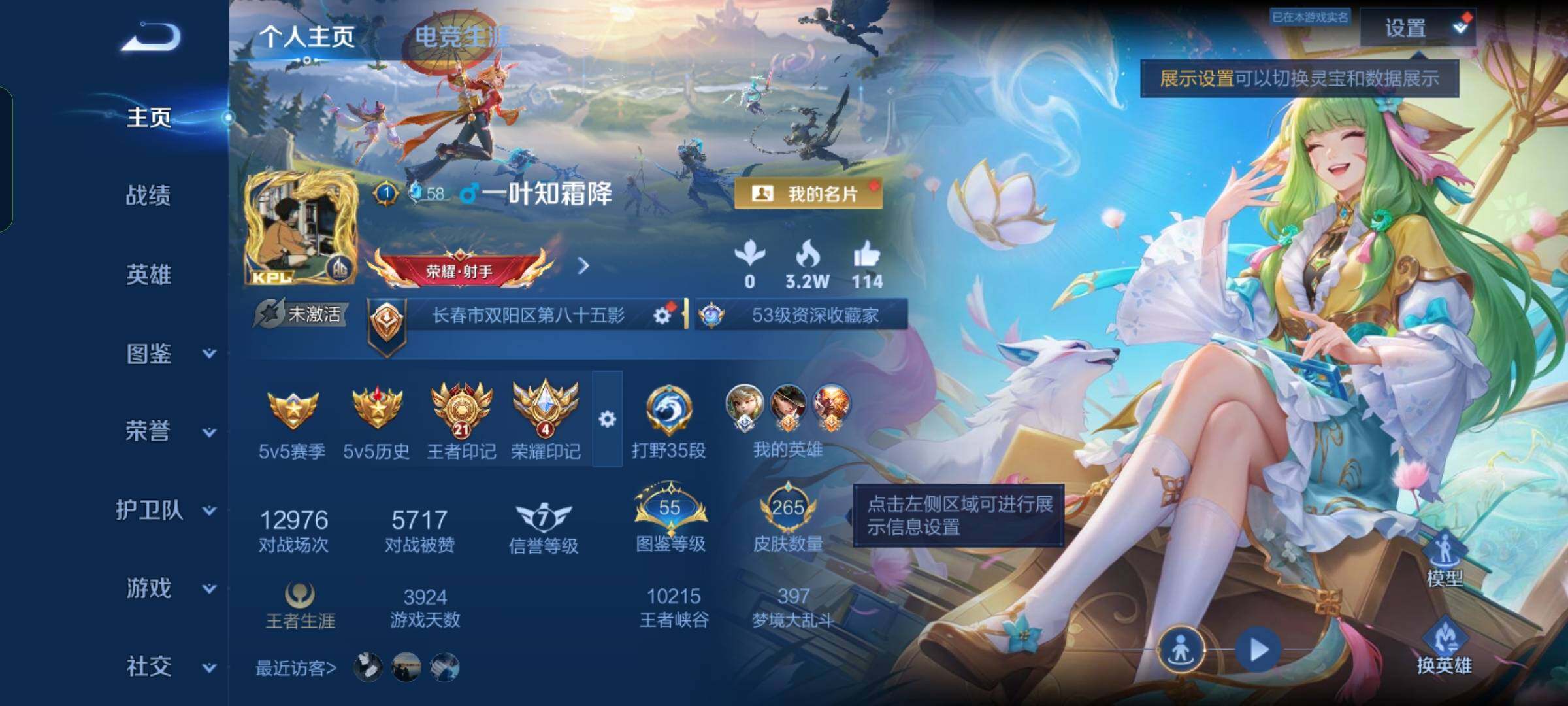 WZDN4547827王者荣耀账号详情图2 WZDN4547827王者荣耀账号详情图2