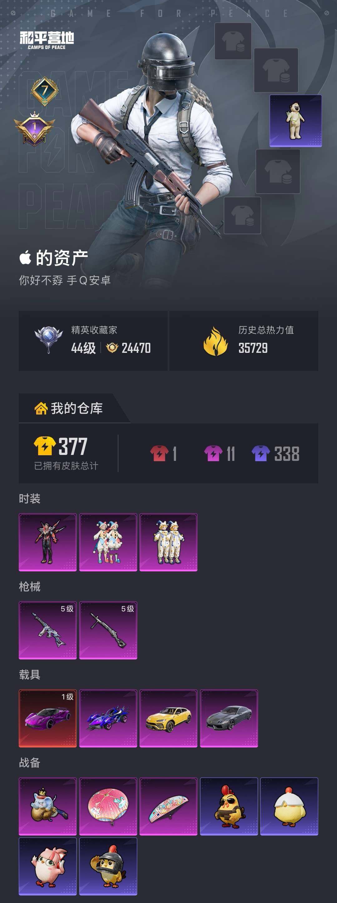 HPQM4314351和平精英账号详情图5 HPQM4314351和平精英账号详情图5