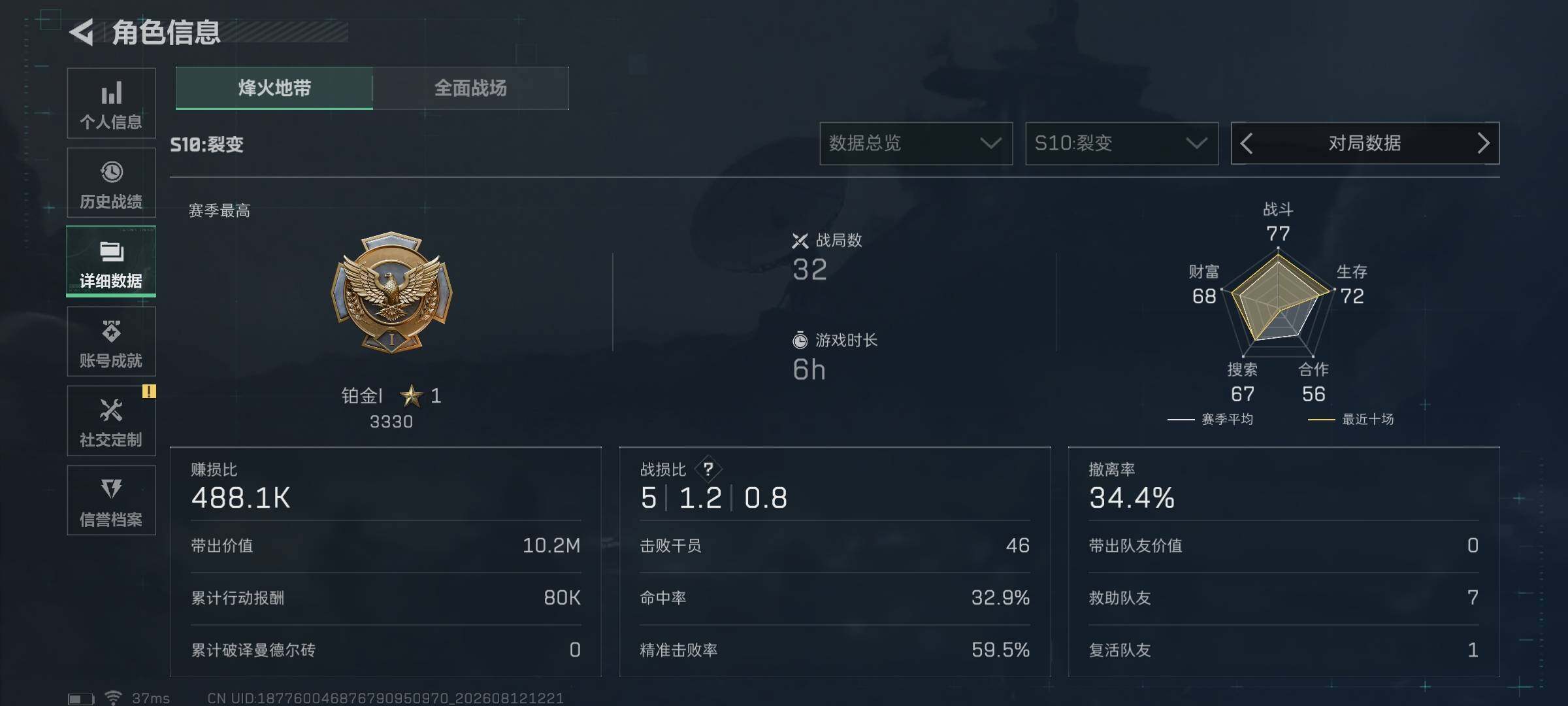 SJZEY4234104三角洲行动账号详情图7 SJZEY4234104三角洲行动账号详情图7